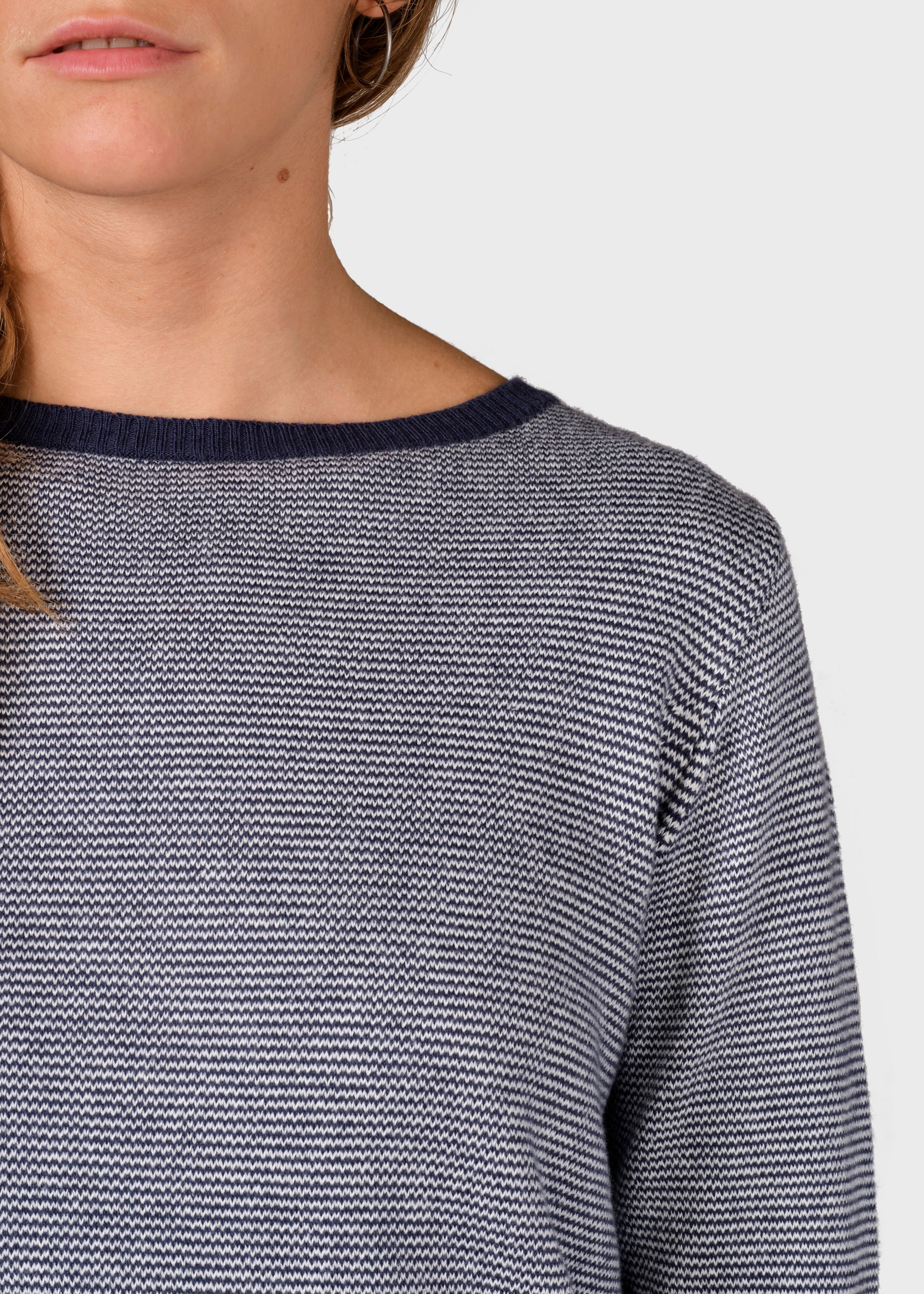 Rosa Knit - Navy/cream