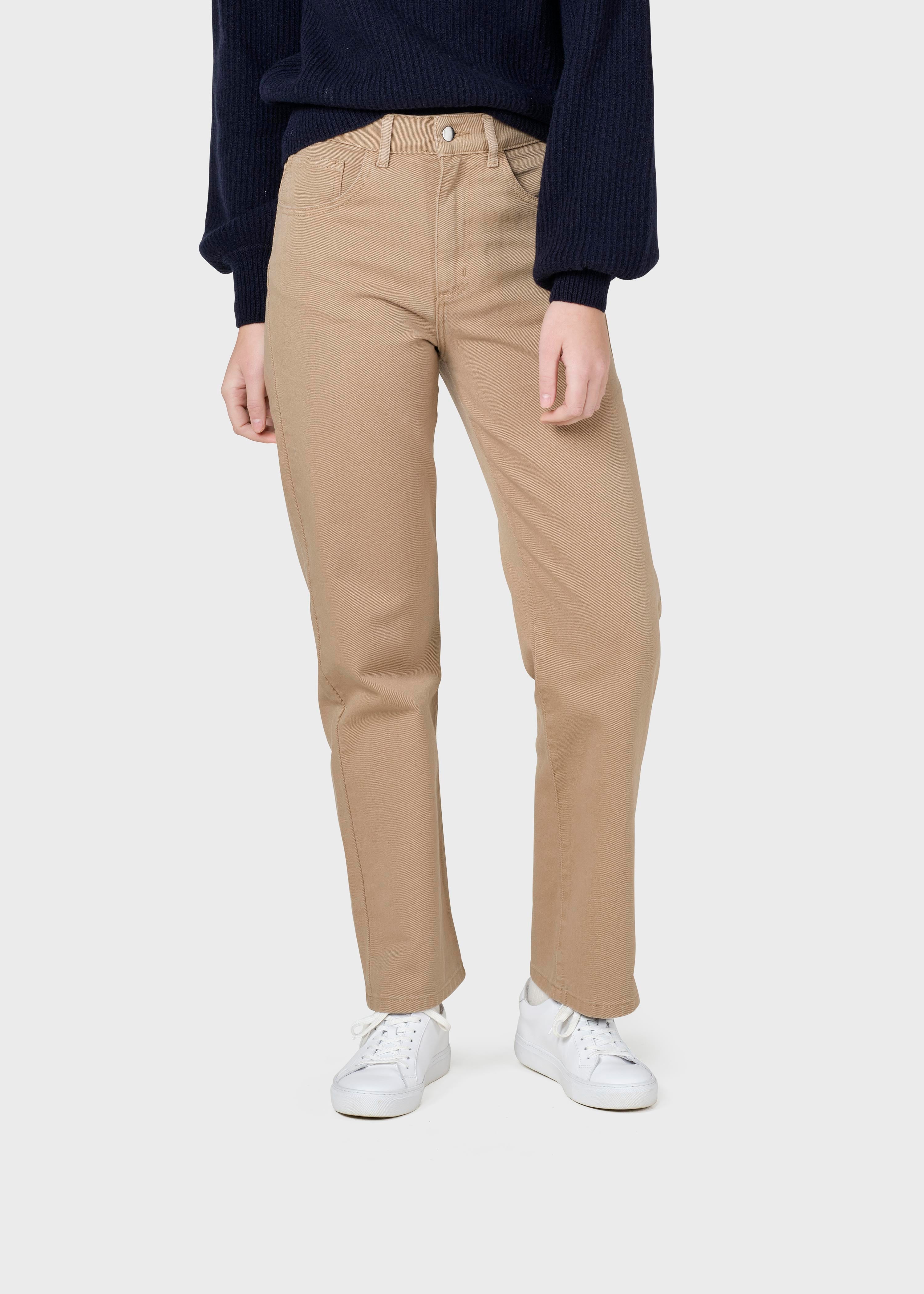 Rubi Denim Pants - Sand