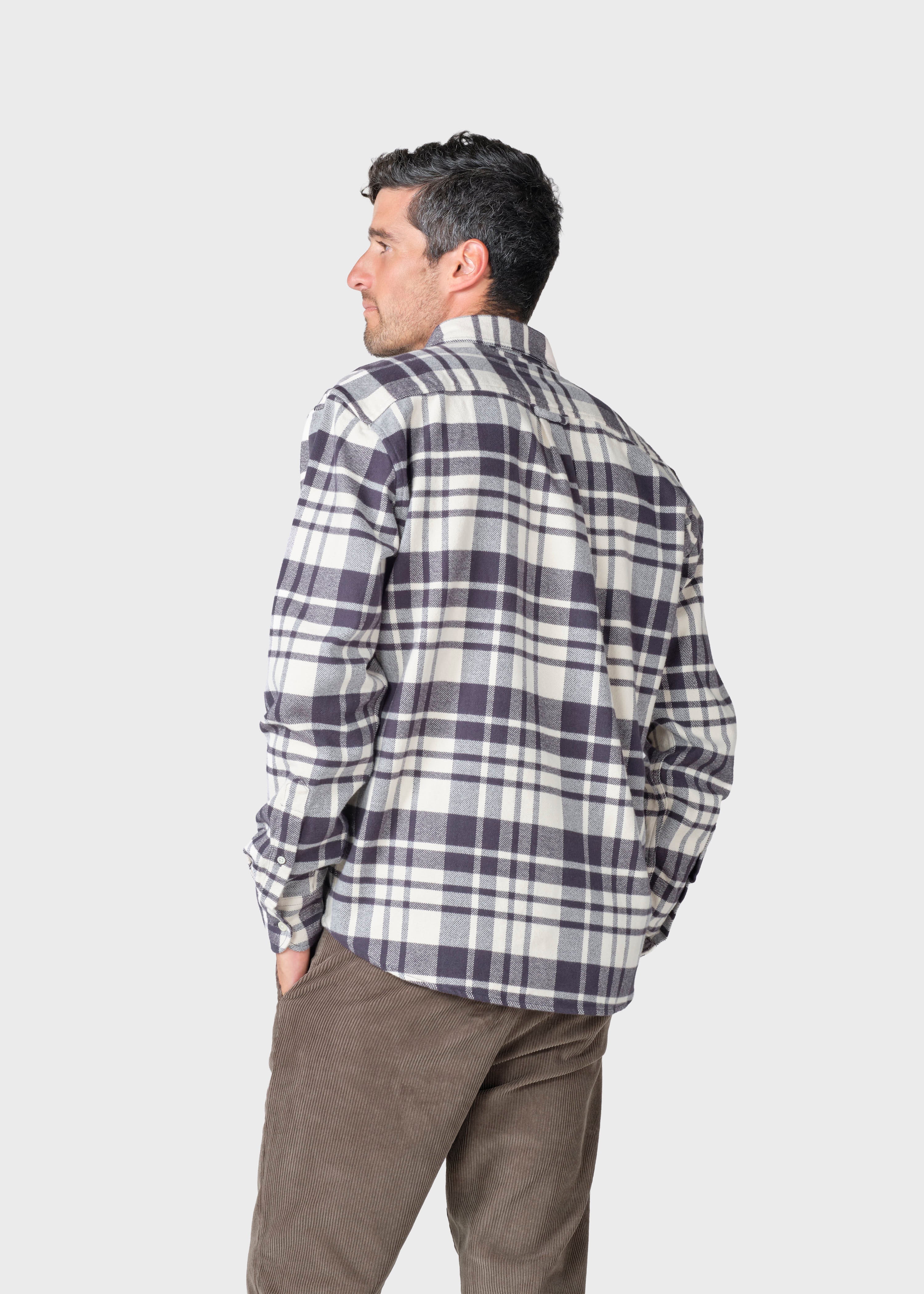 Scott Shirt - Navy/cream