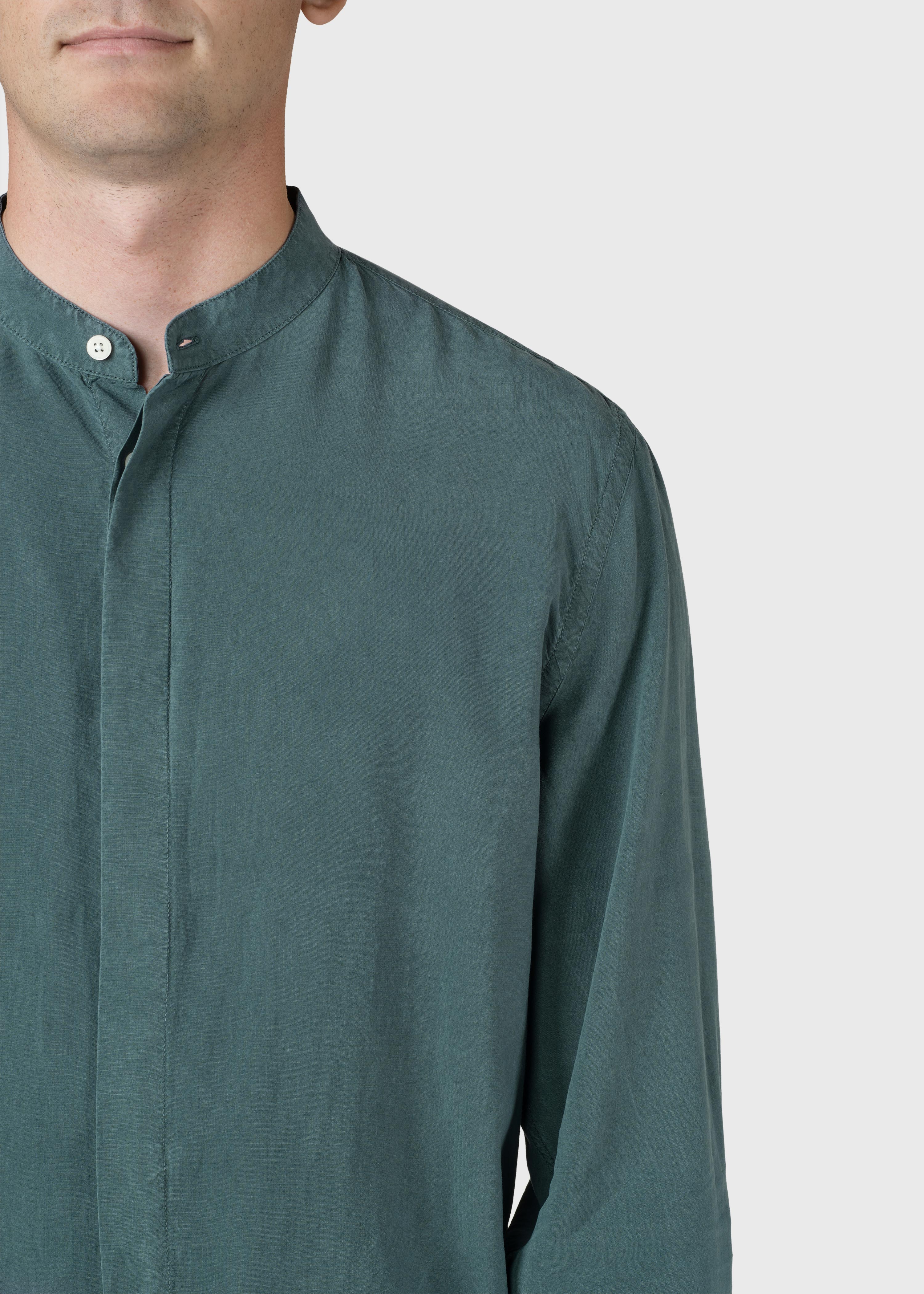 Simon Lyocell Shirt - Moss Green