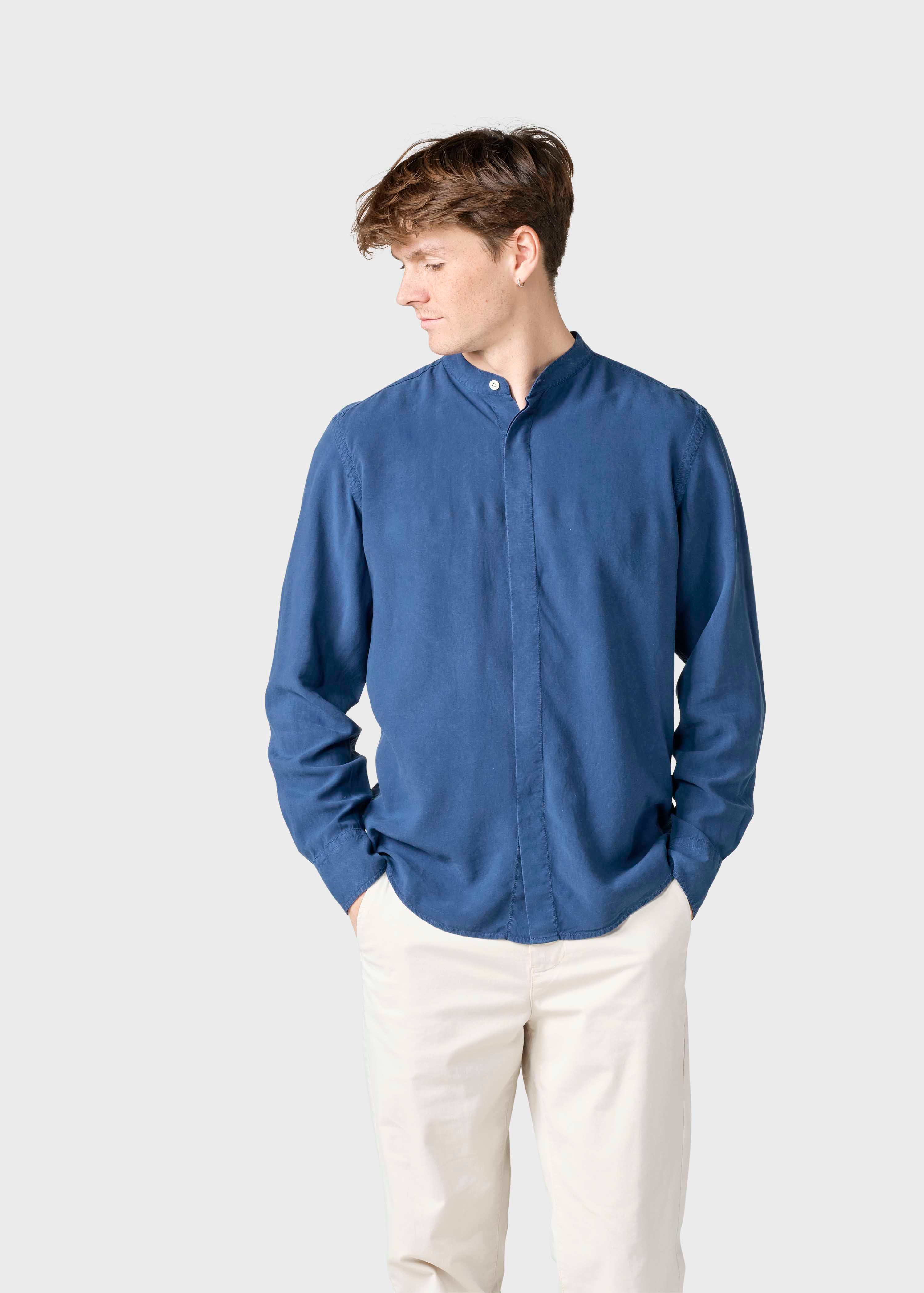 Simon Lyocell Shirt - Ocean