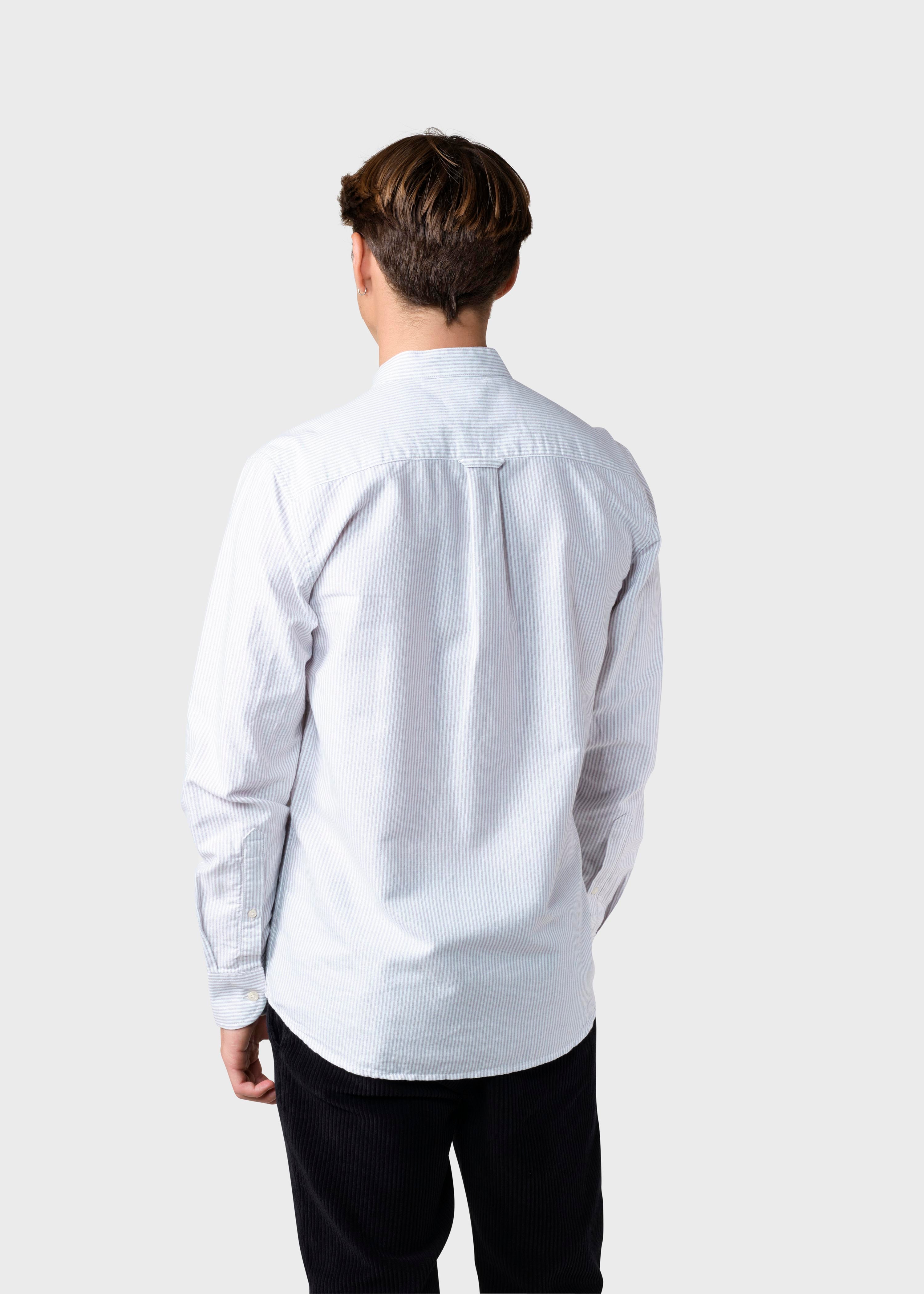 Simon Striped Shirt - White/sand