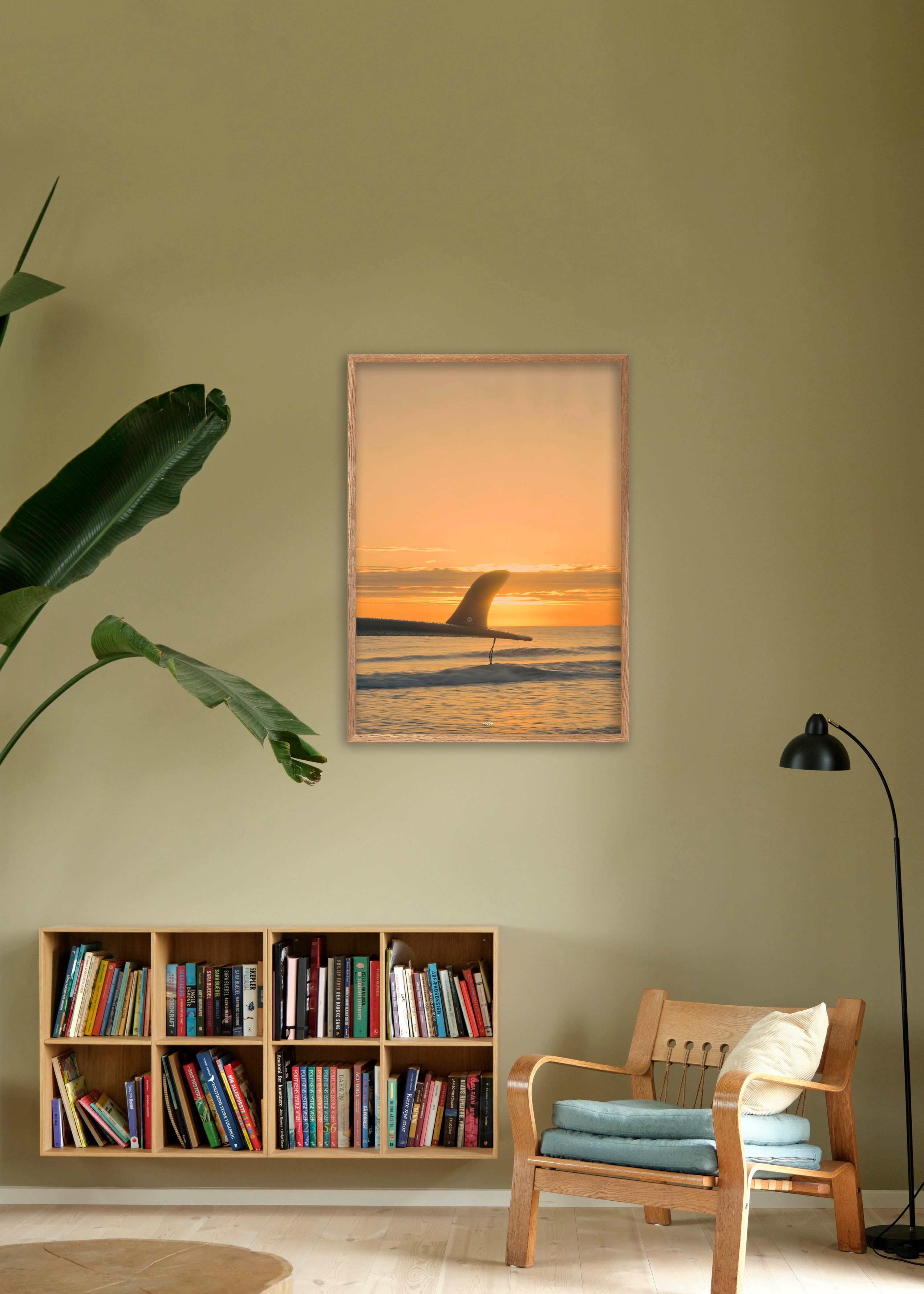 Sunset Fin 50x70 - Poster