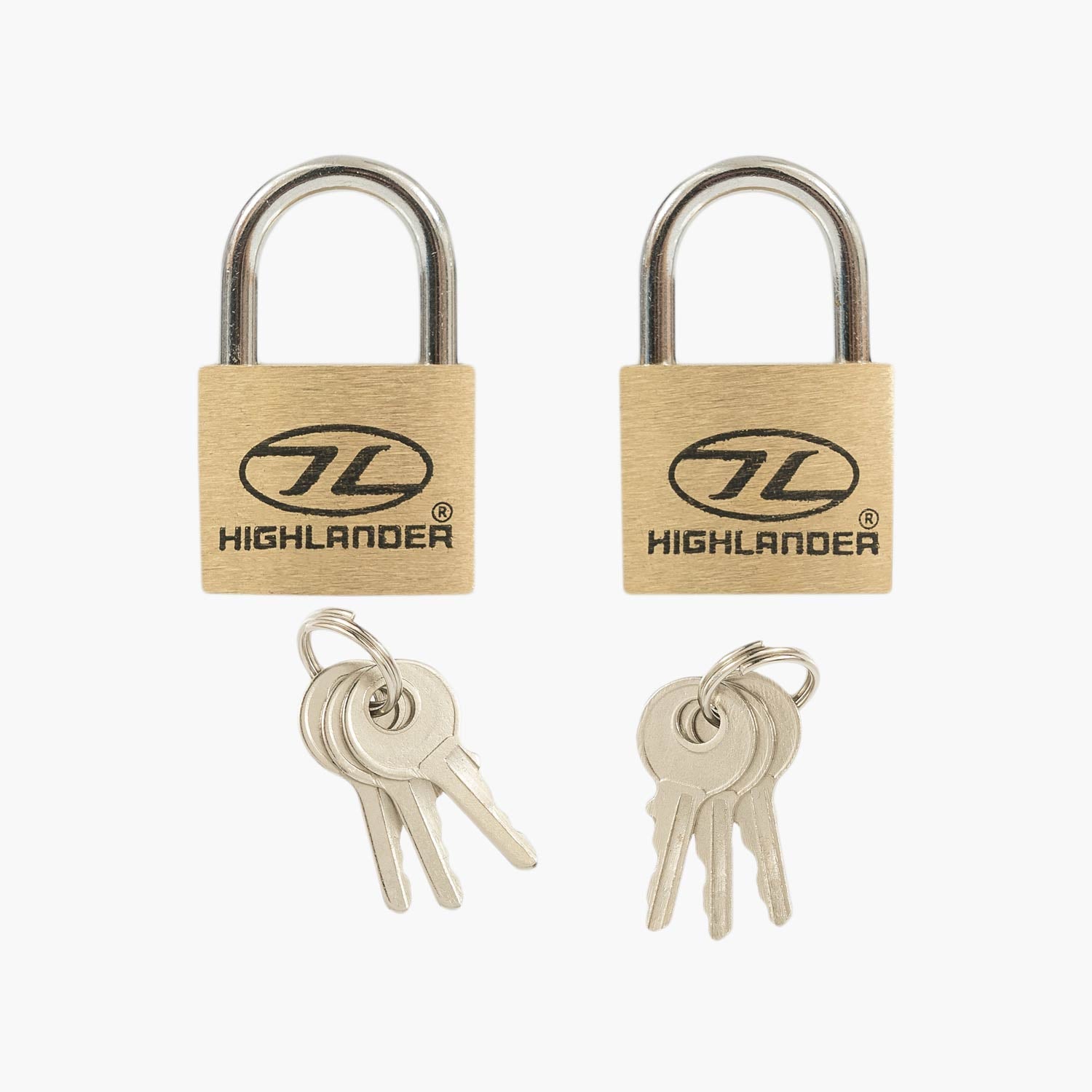 Highlander - 20mm Brass Padlocks (x2)