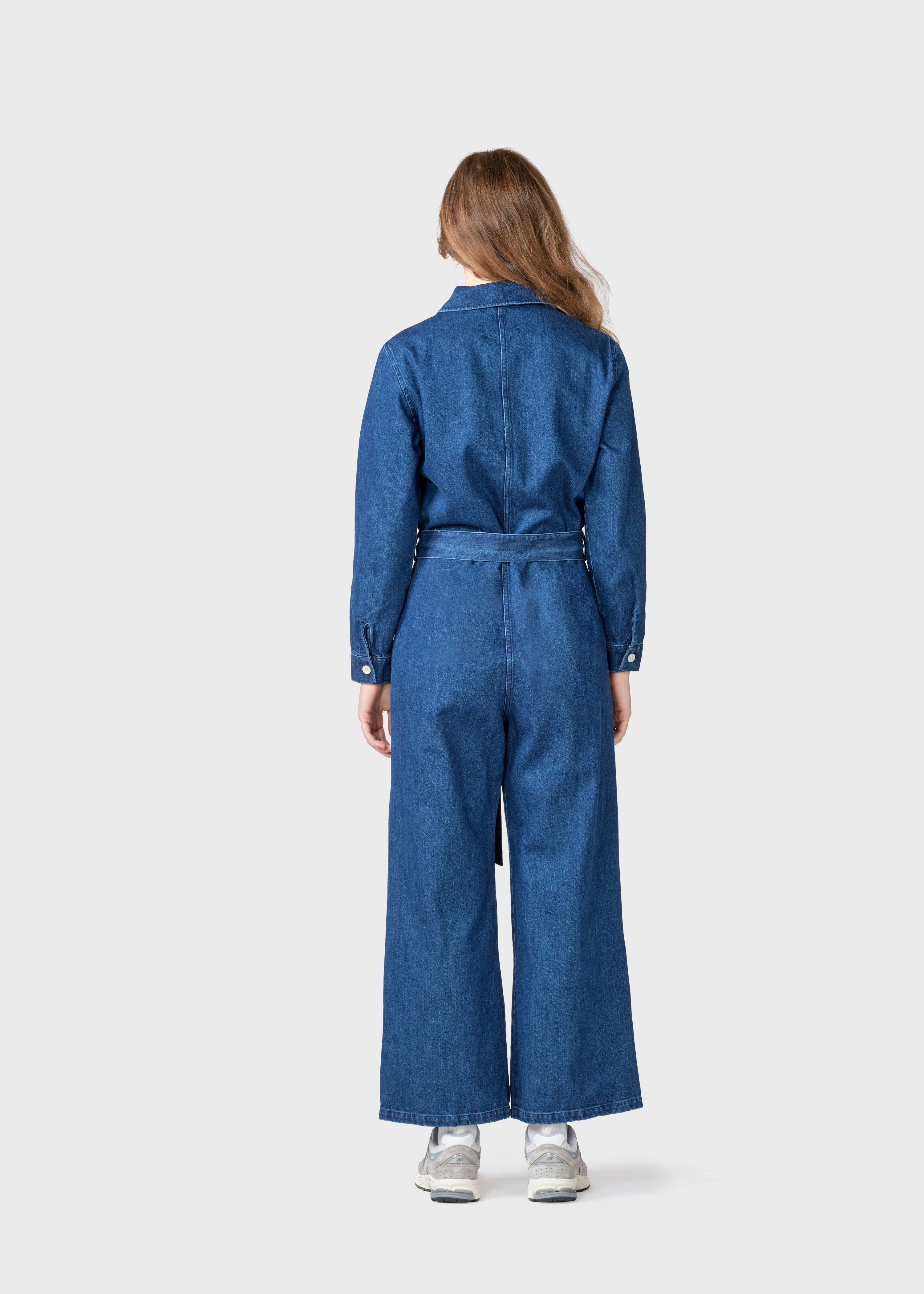 Taylor Jumpsuit - Dark Blue Stonewash