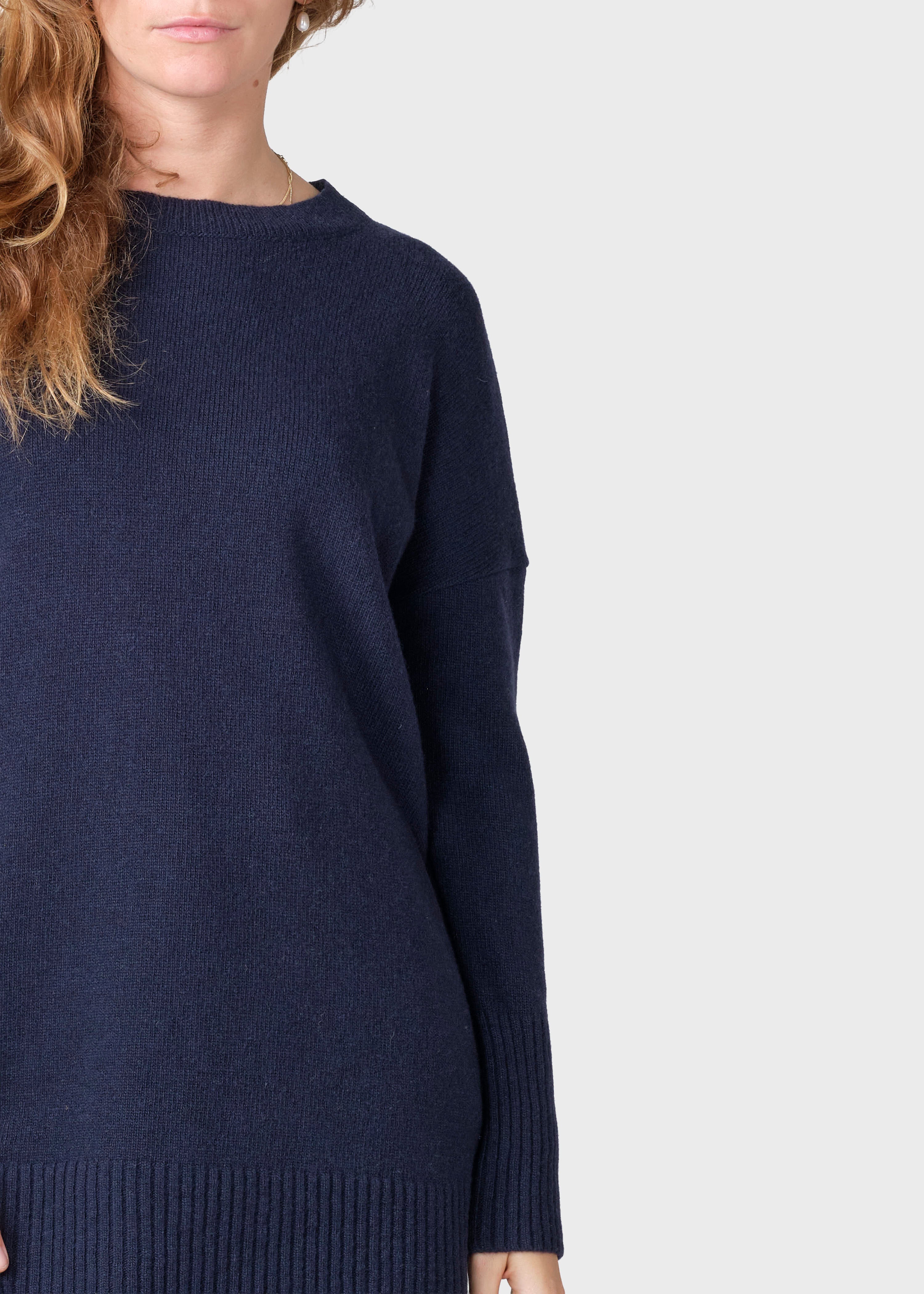 Thea Knit Dress - Navy