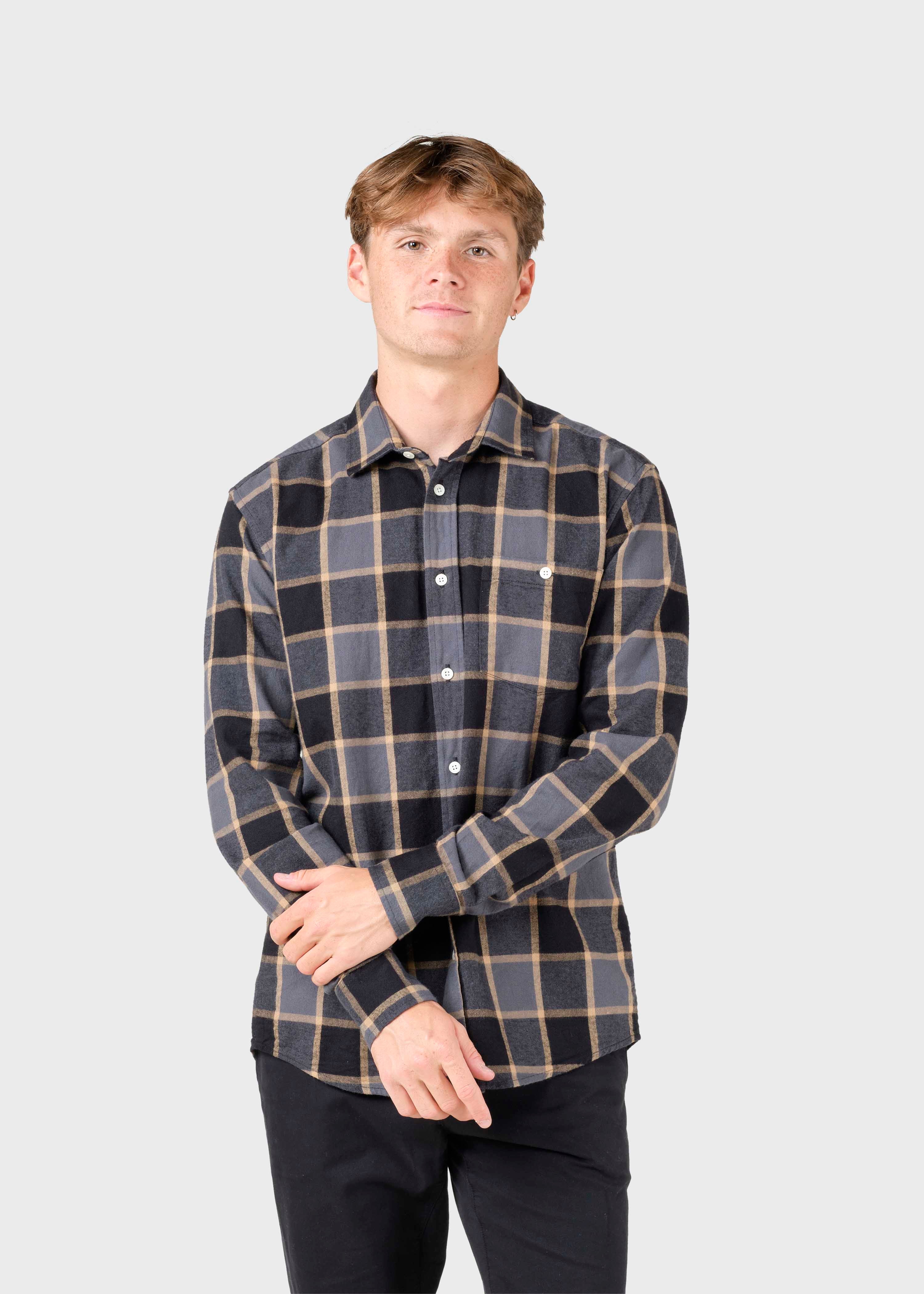 Thor Shirt - Grey/sand Check