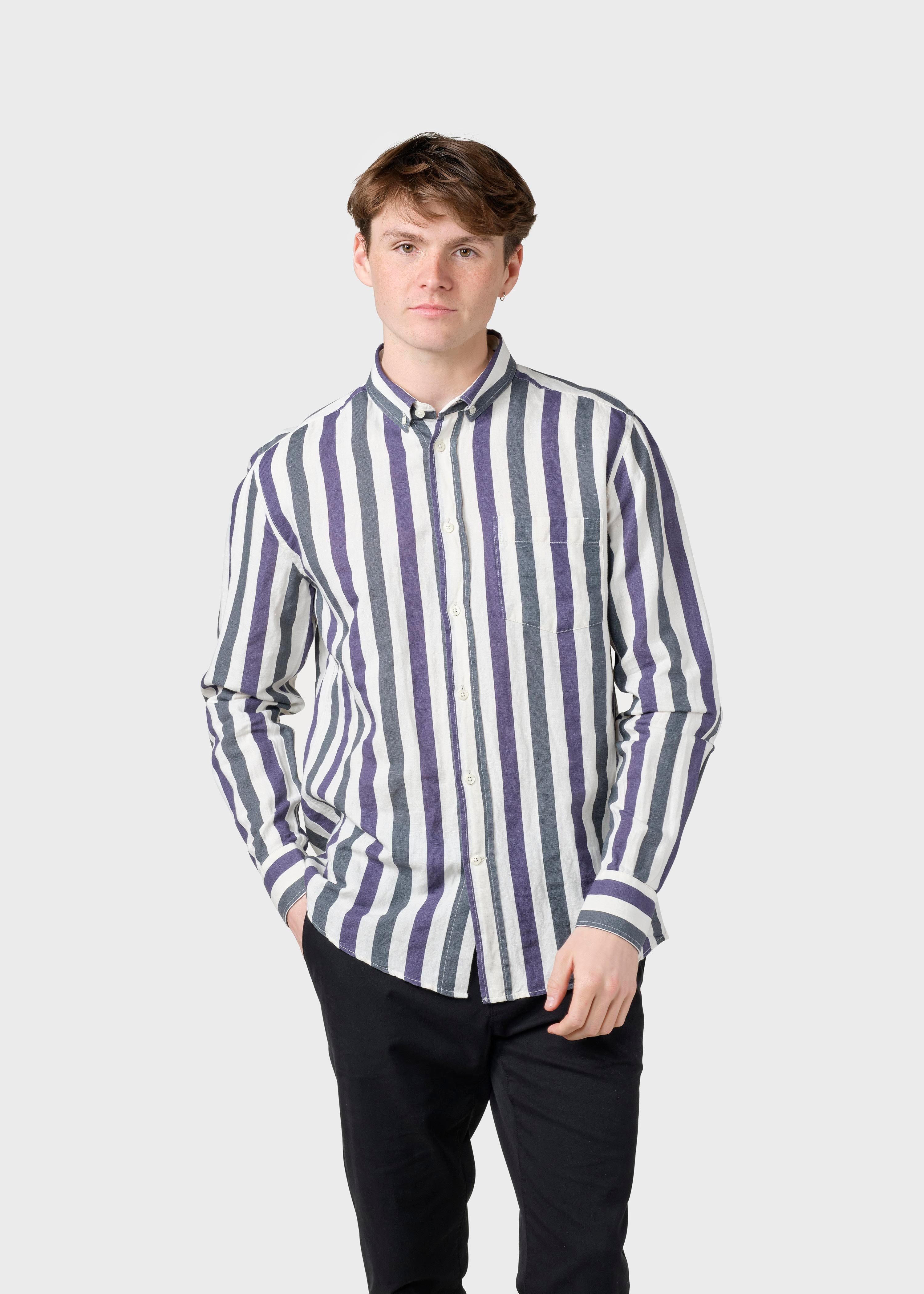 Valdis Shirt - Navy/ocean