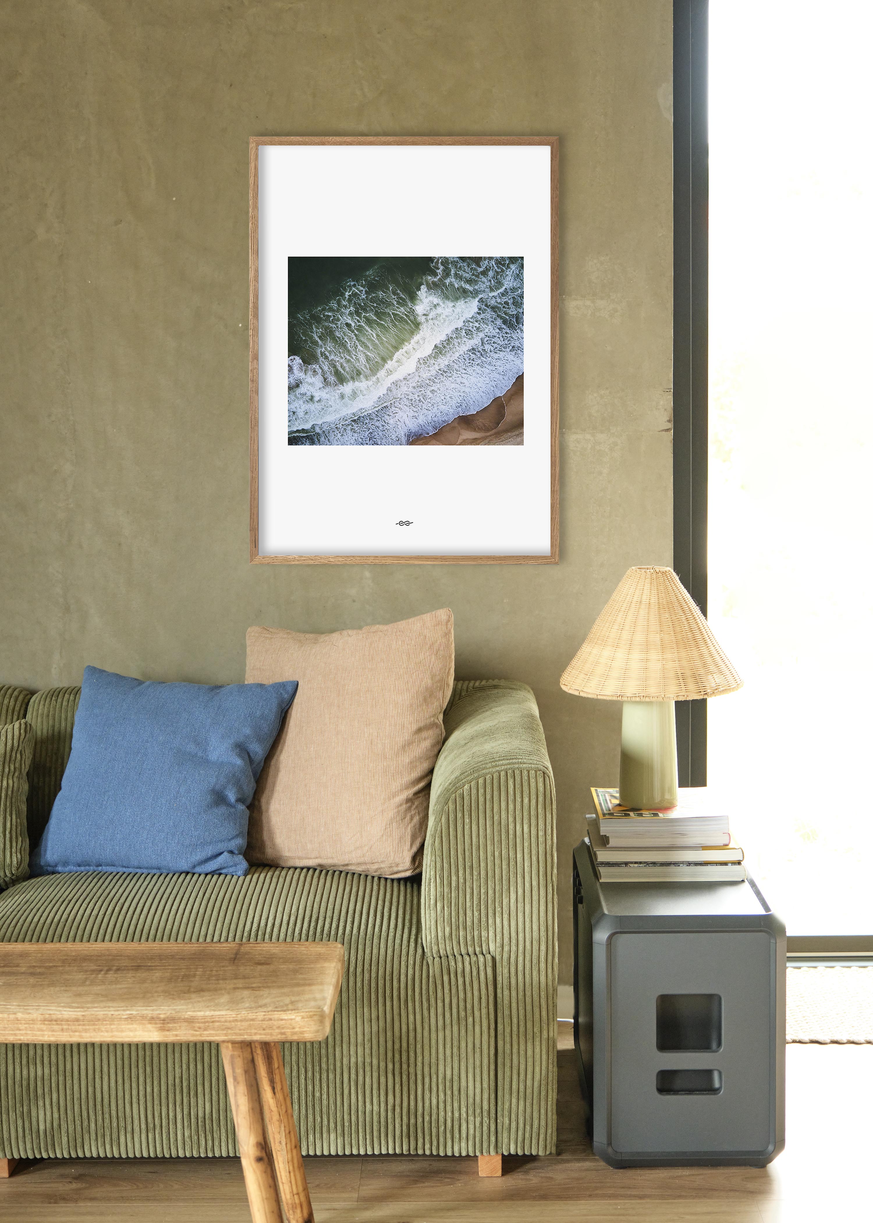 White Space - From Above Landscape 40x50 - Poster