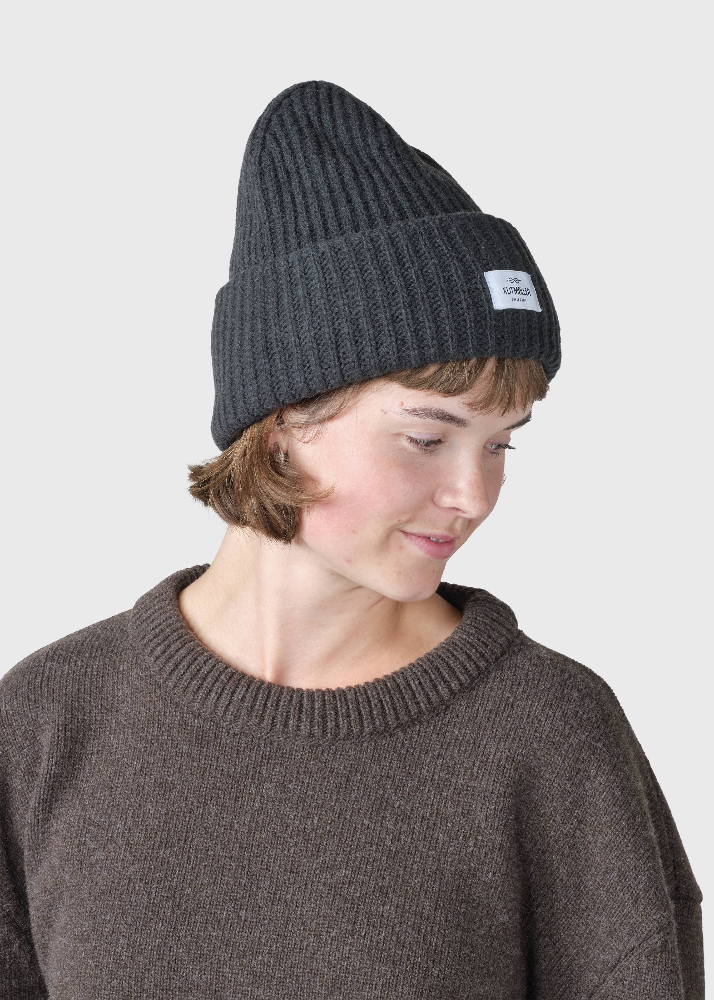 Wide Rib Beanie - Olive