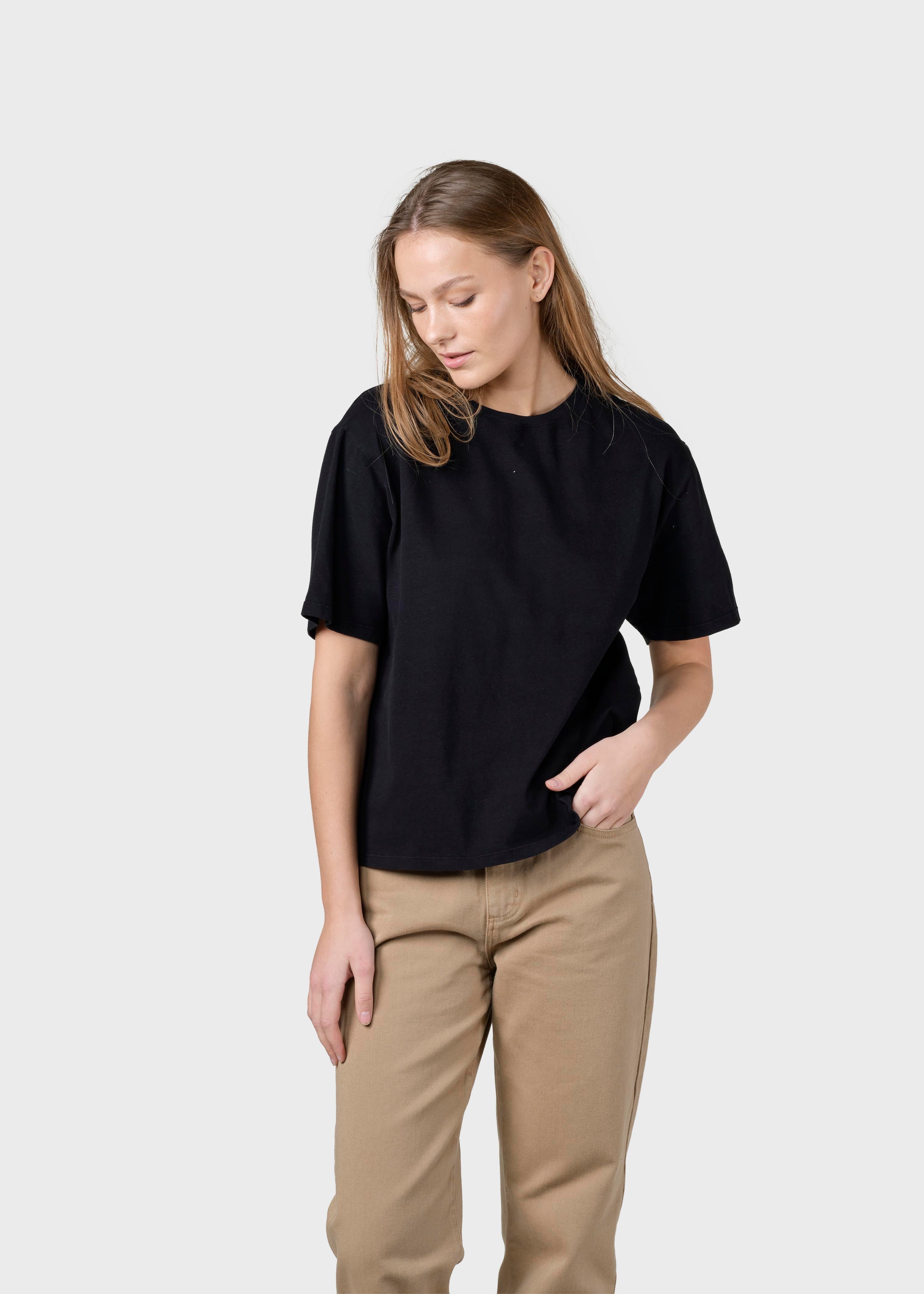 Womens Boxy Tee - Black