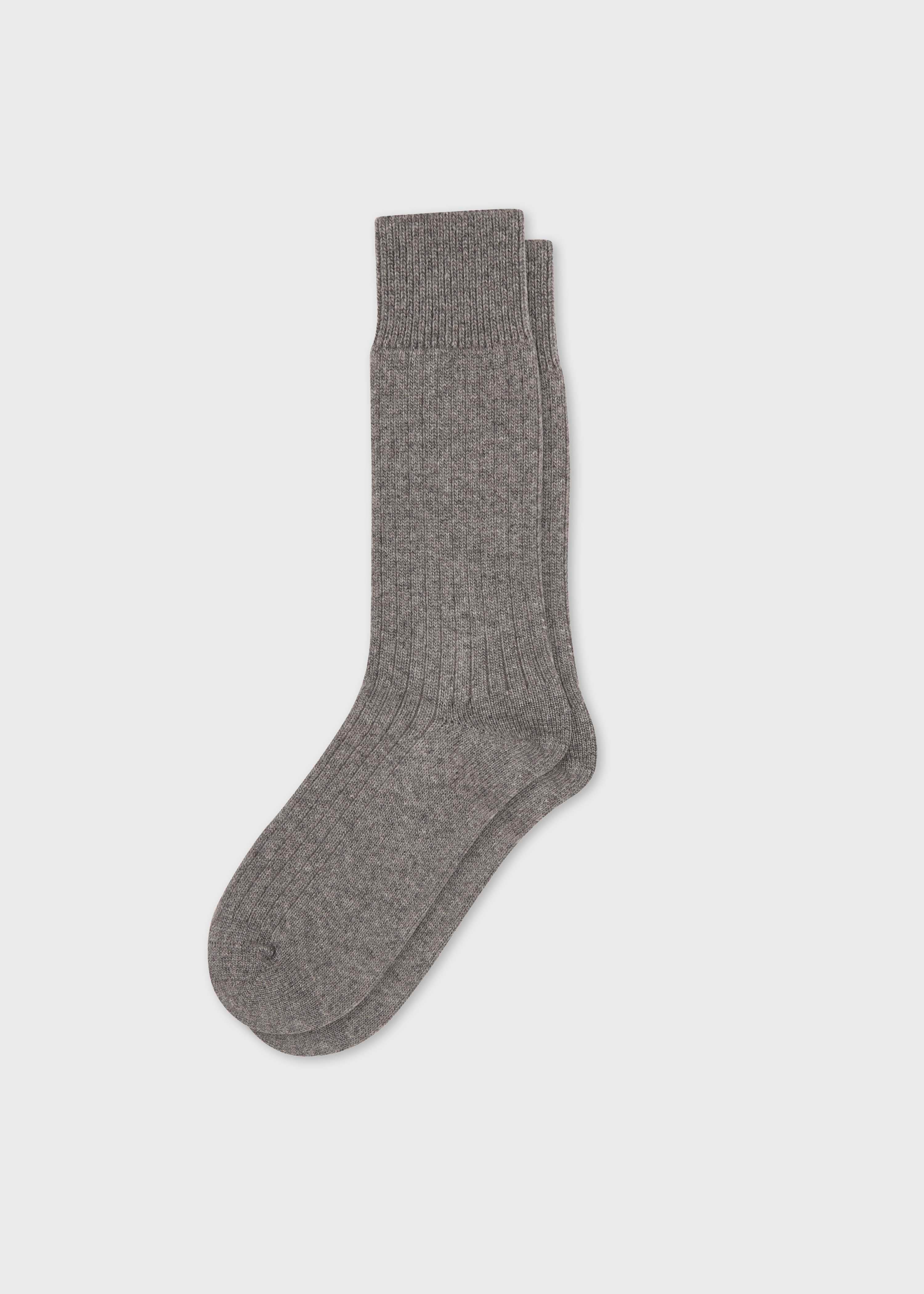 Wool Sock - Grey Melange