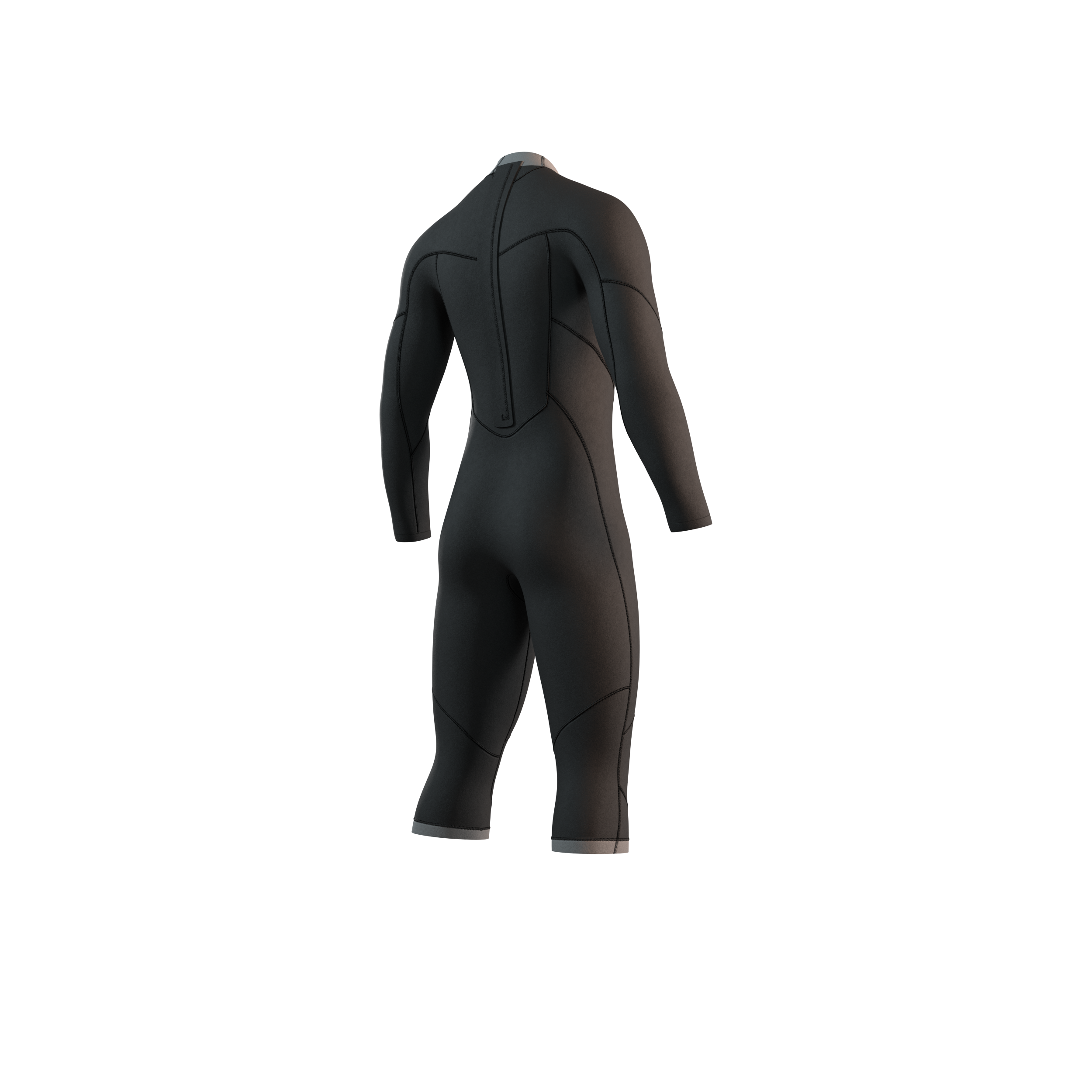 Mystic - Brand Longarm Shortleg 3/2mm Bzip Flatlock - 2025 - Schwarz