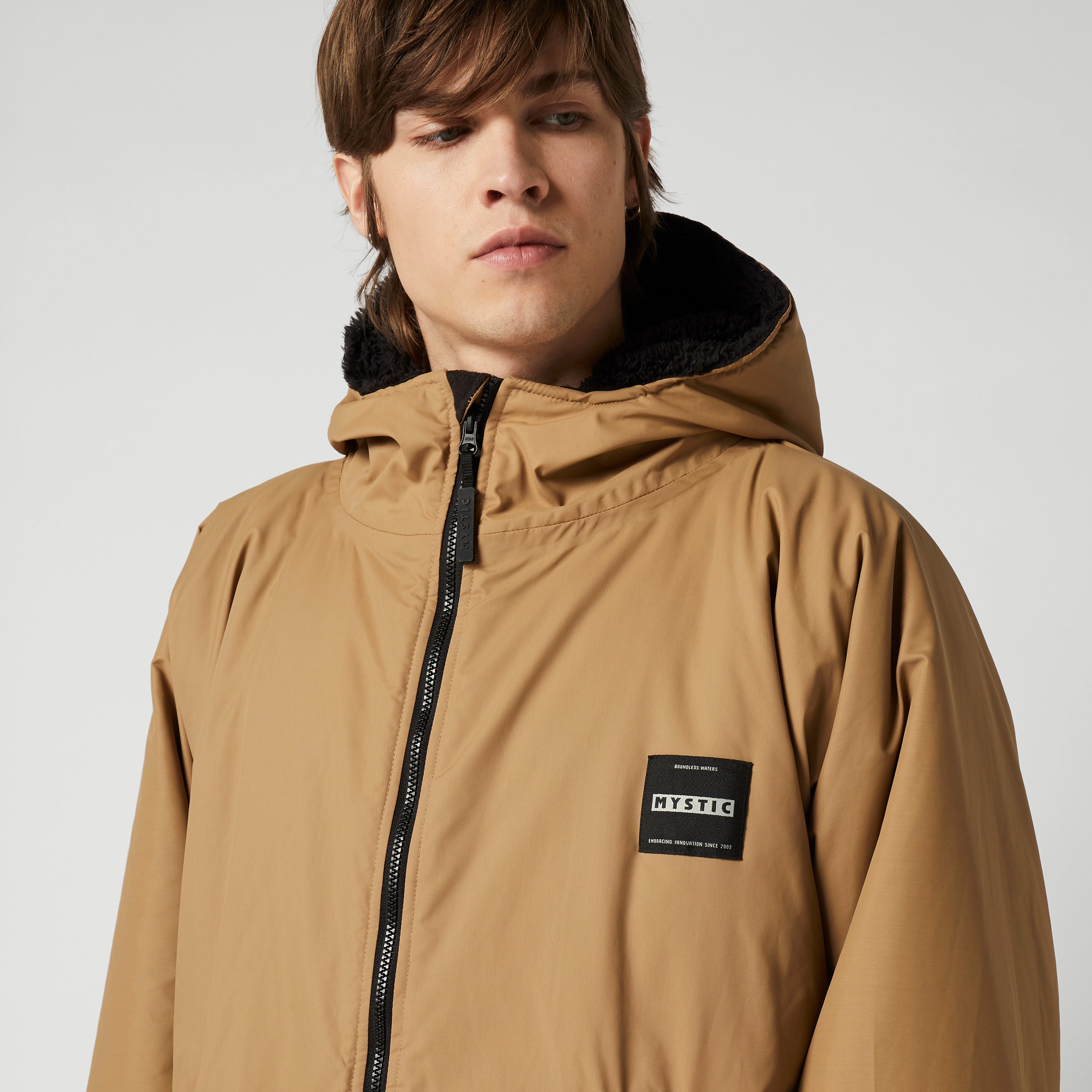 Poncho Explore - Schieferbraun