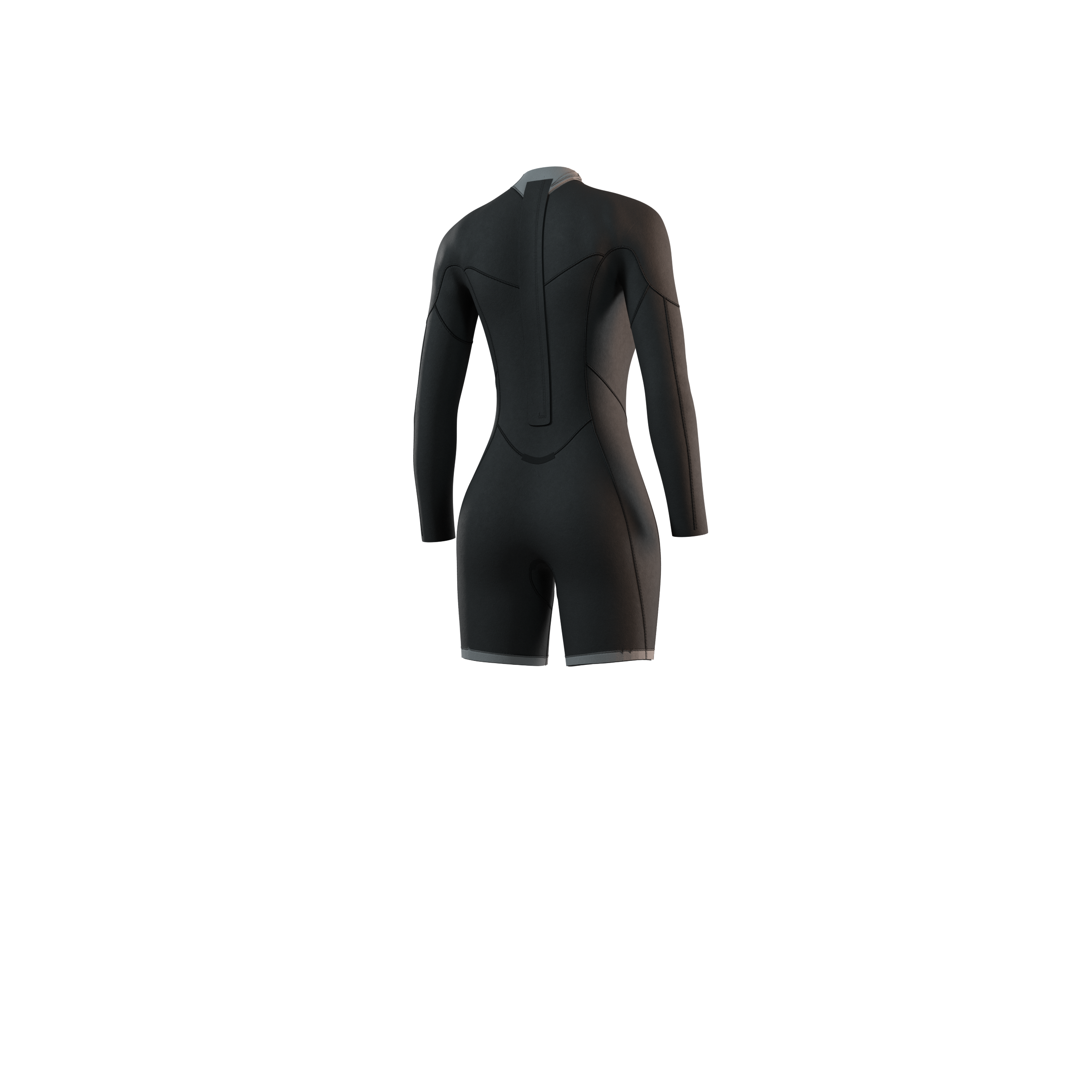 Mystic - Brand Longarm Shorty 3/2mm Bzip Flatlock Damen - 2025 - Schwarz