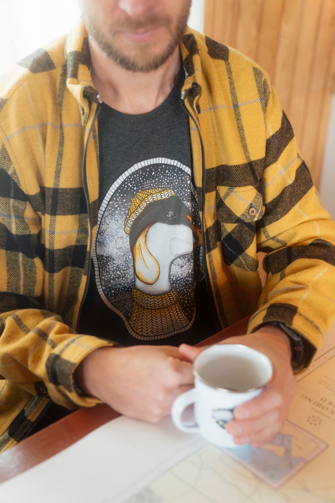 Beaver Shirt Jacket (Yellow) 