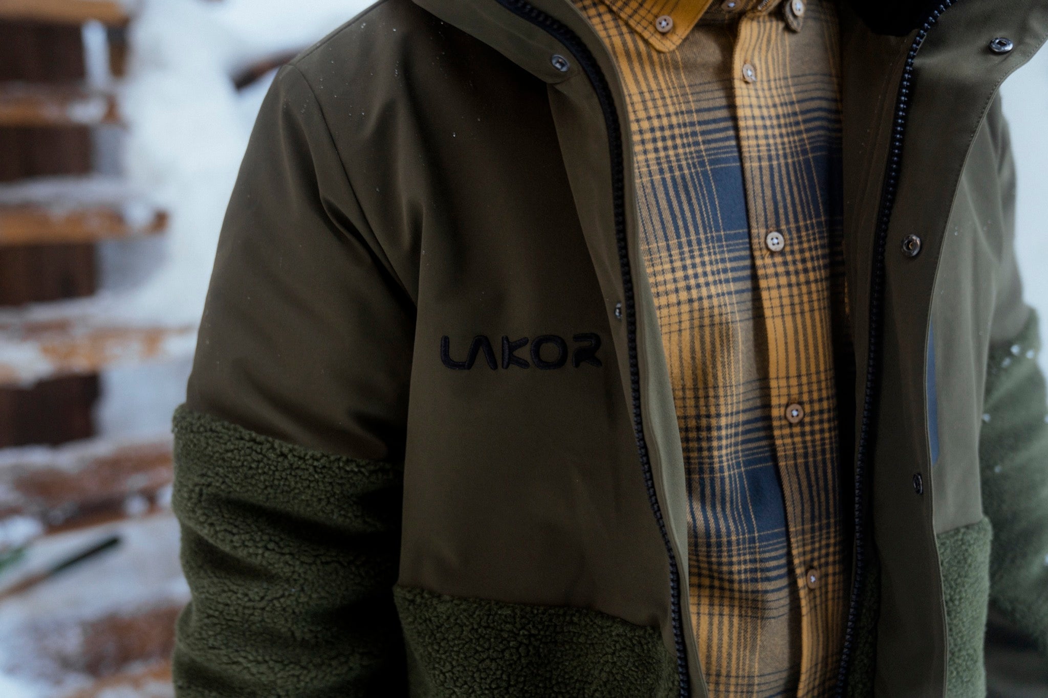 Inca Unna Shirt (Mustard/Blue)