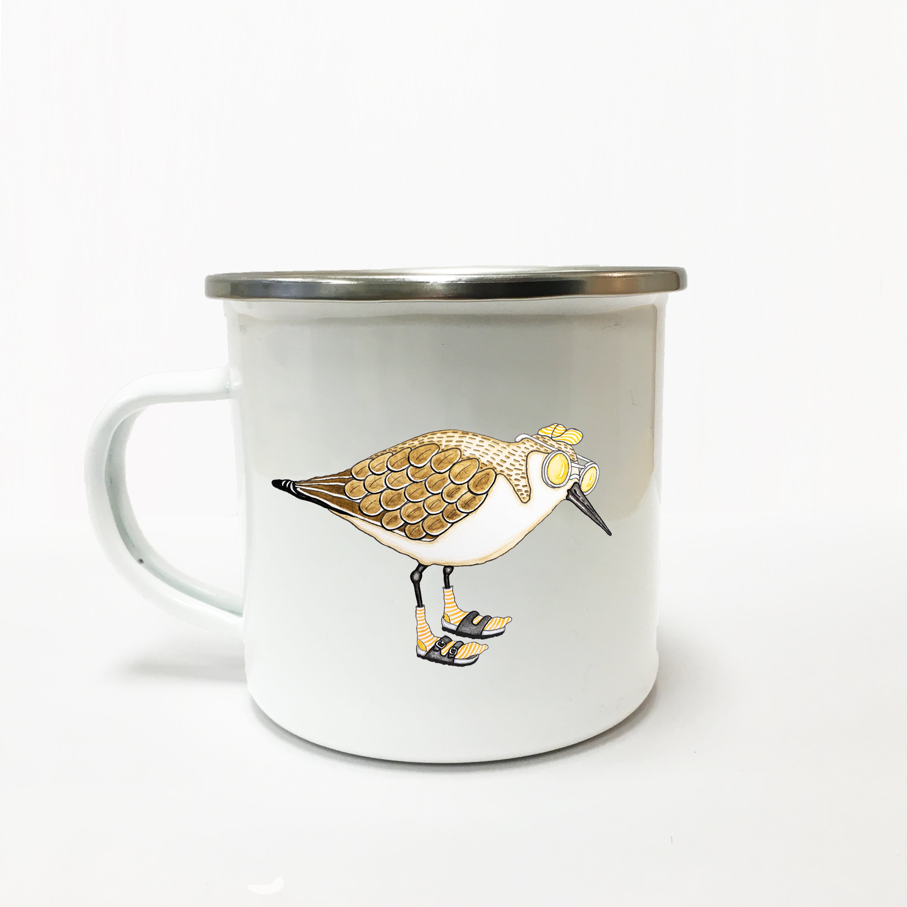 Sandpiper Sunshine Enamel Mug 