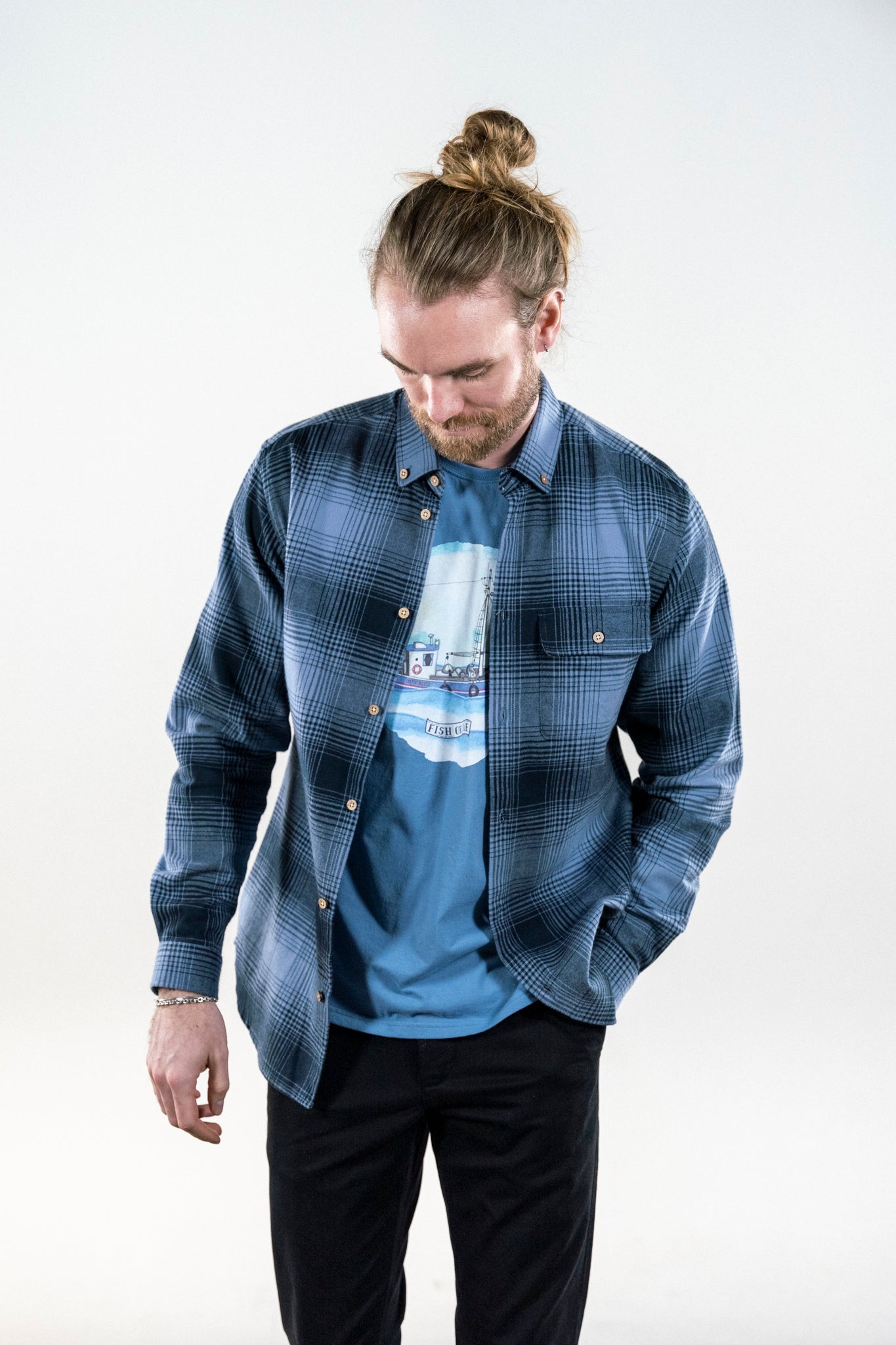 Inka-Unna-Hemd (blau)