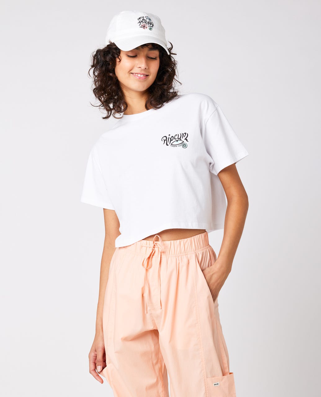 Paradiso Crop kortärmad t-shirt