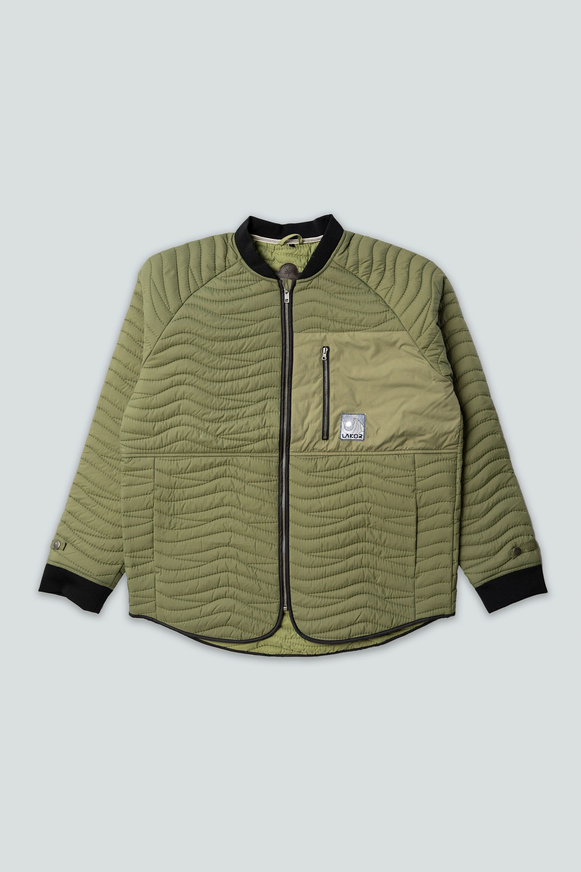 Seaway Quilt Jacke (tiefes Flechtengrün)