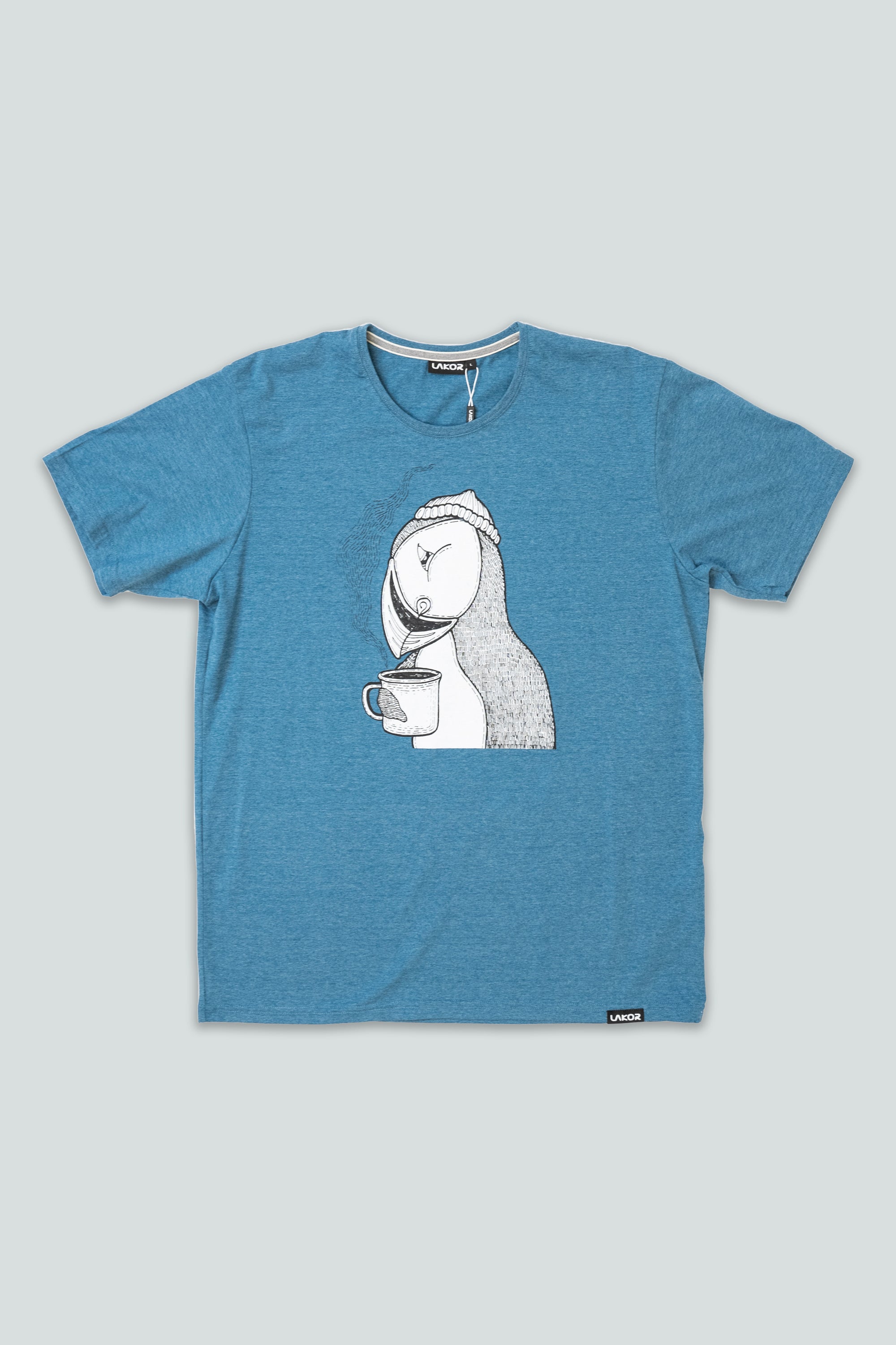 Early Bird T-shirt (Medium Blue) 