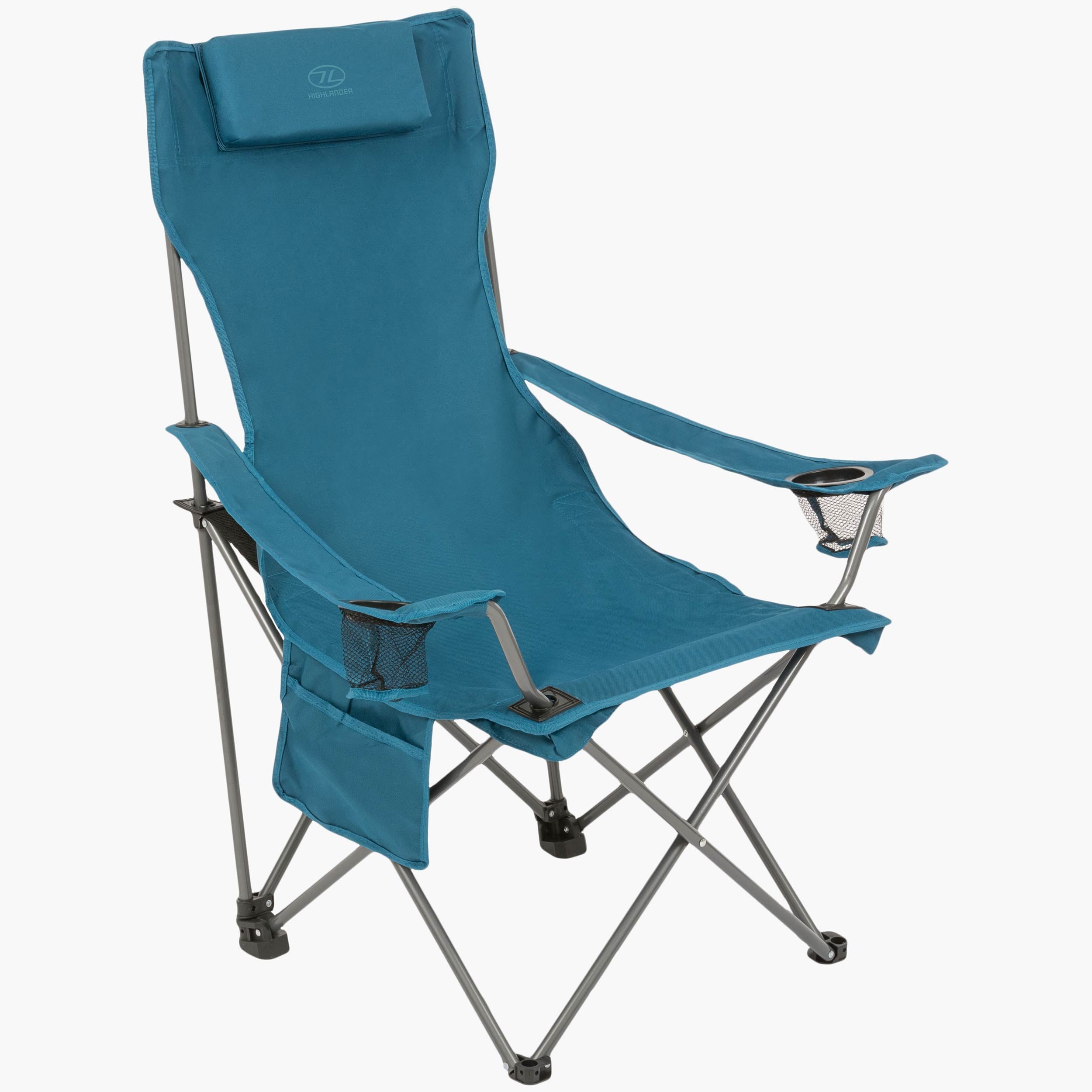 Highlander - Duart Camping Chair, Navy blue