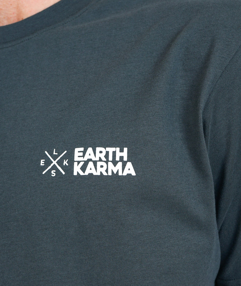 Earth Karma gebürstetes T-Shirt
