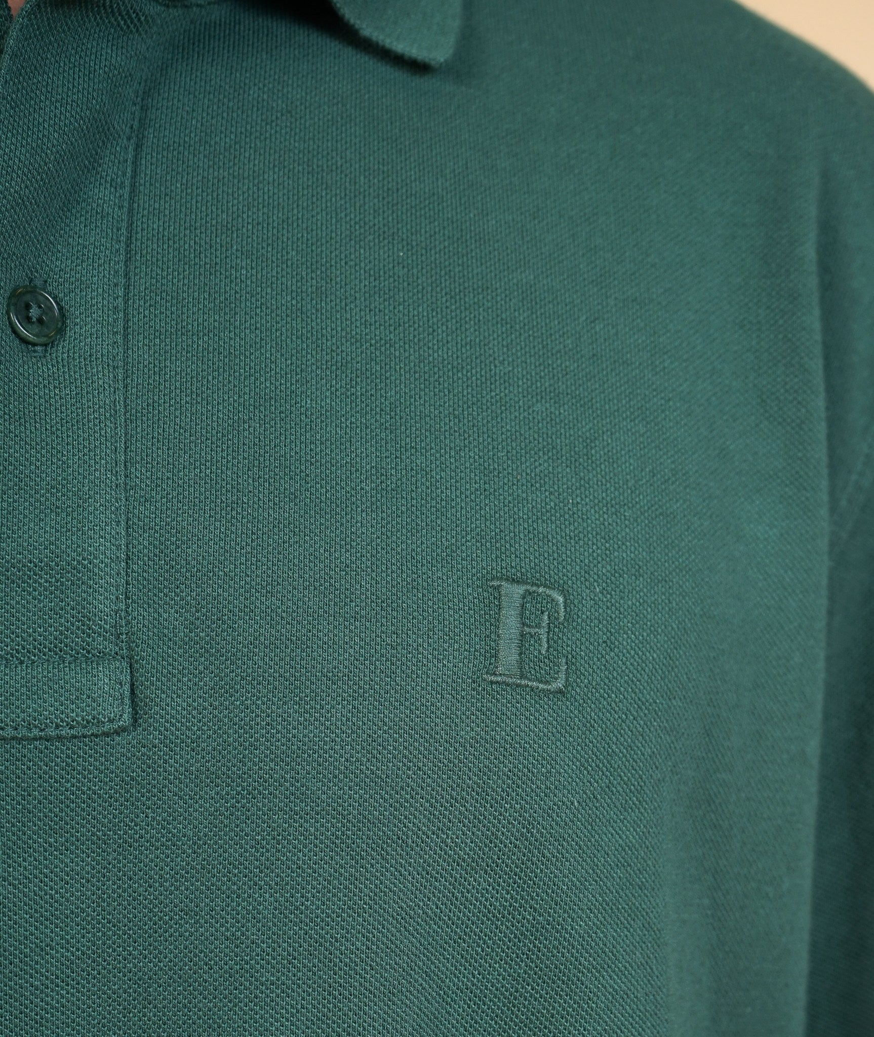 Pique Men'S Ls Polo