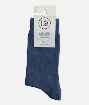 09003 | Elsk® Oak Socks. 2-Pack | Dark Blue