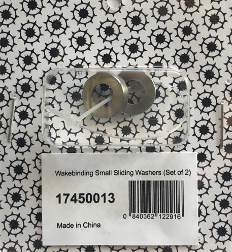 Wakebinding Small Sliding Washers (set Of 2)