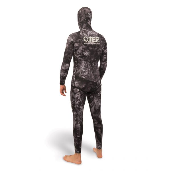 Omer Black Stone 7mm Wetsuit with High Waist Pants