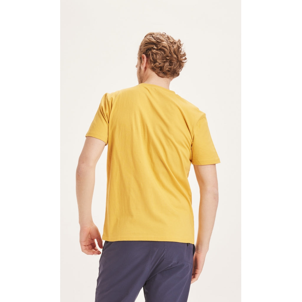 Kenntnisgecotton Bekleidung Age Owl T -Shirt - Gots/Vegan - Honig Gold