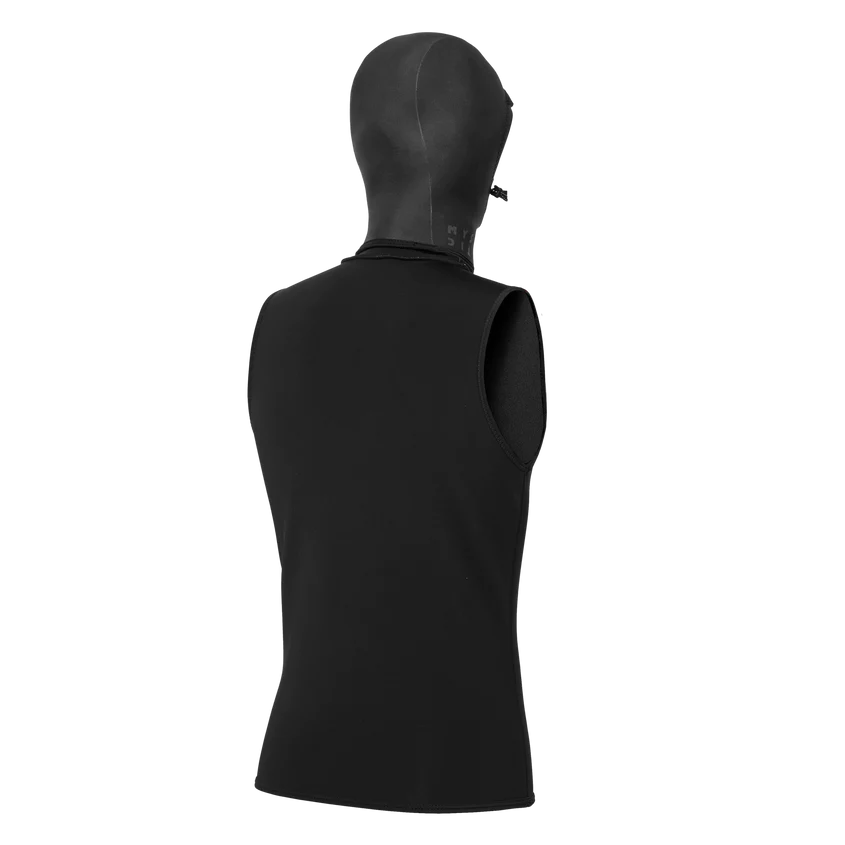 Mystic Neopren -Oberteil mit Motorhaube 3/2mm - Schwarz