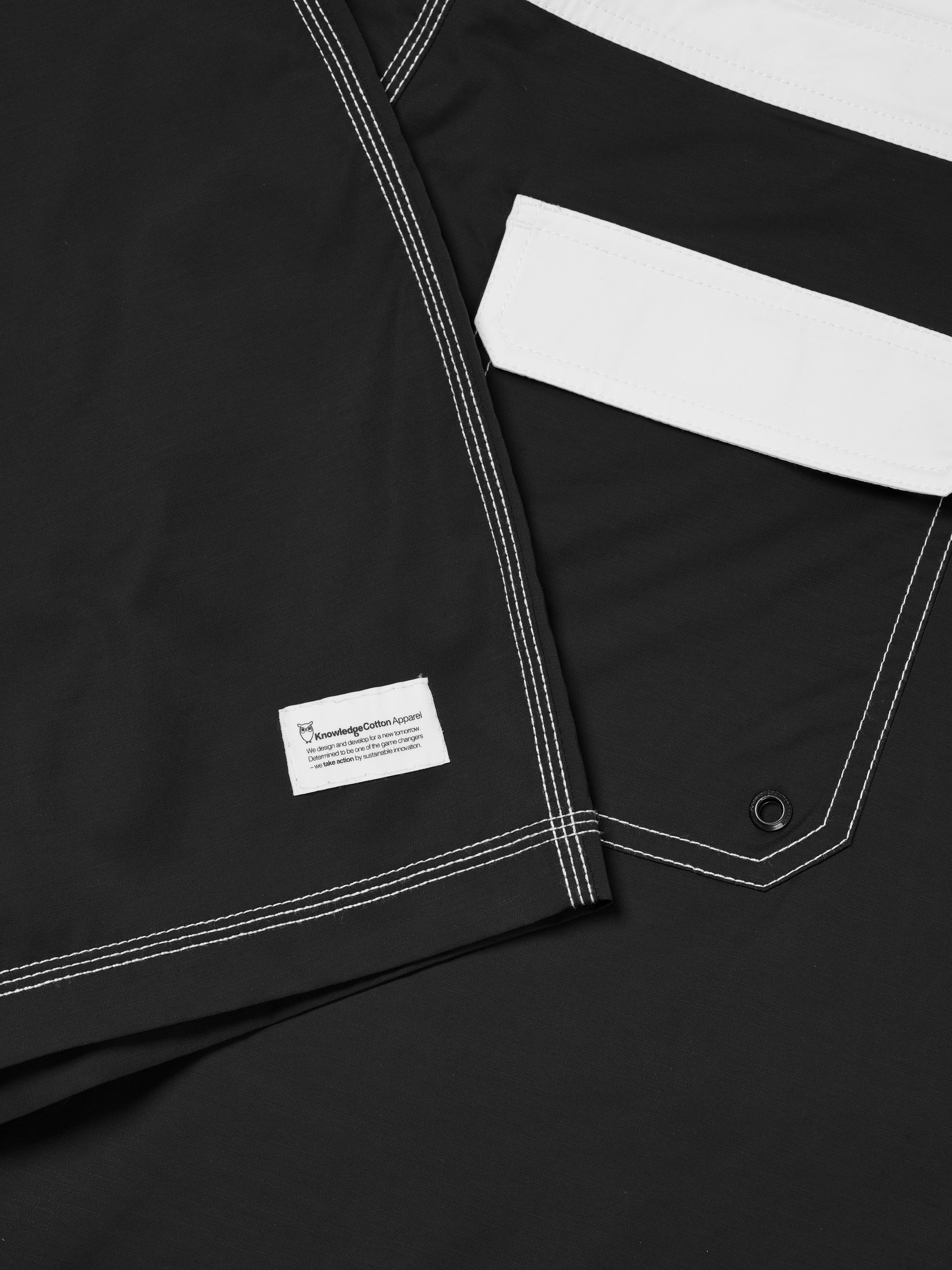 KnowledgeCotton Apparel - Board swim shirts - GRS/Vegan PETA - Total Eclipse