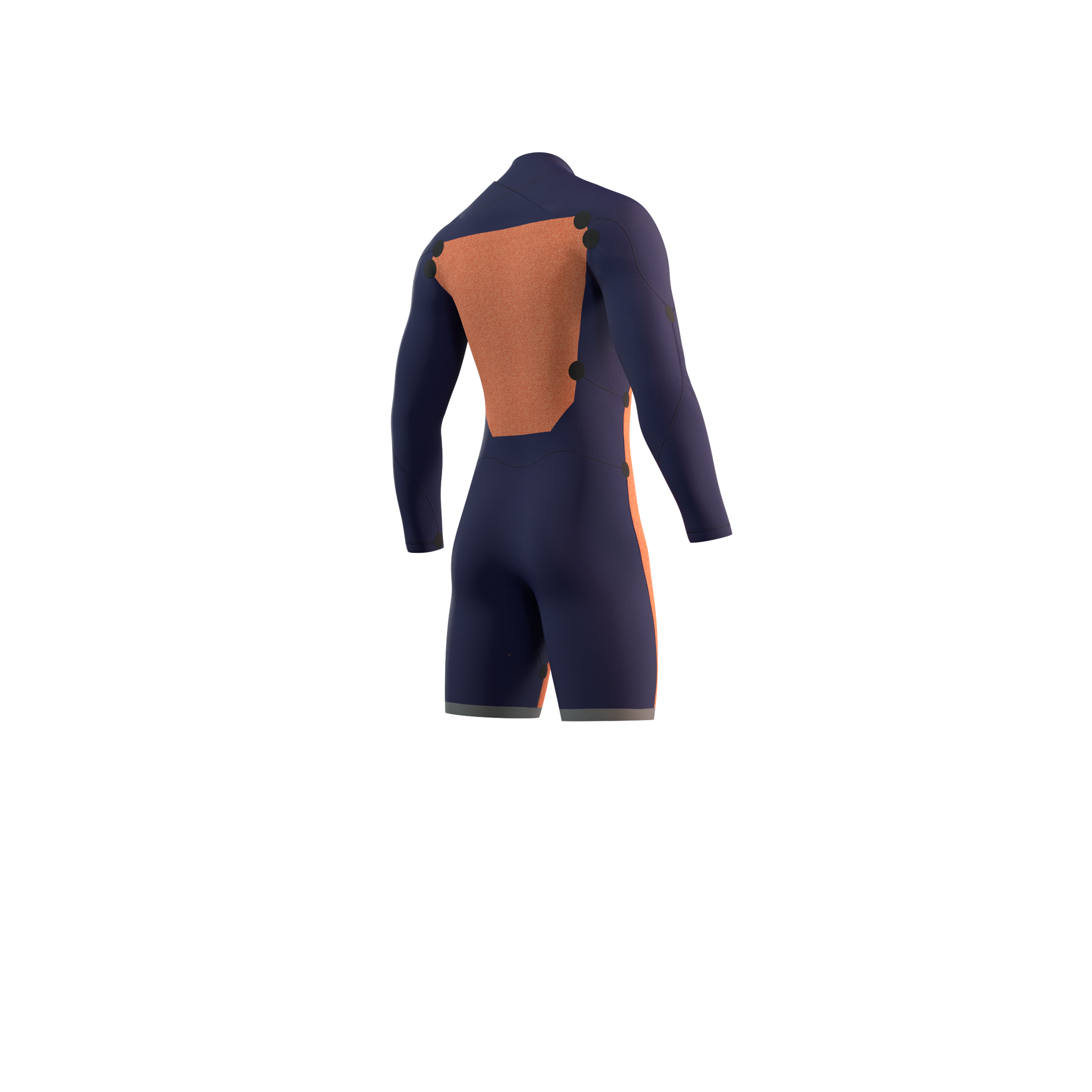 Mystic - Star Longarm Shorty 3/2mm Double Fzip - Svart