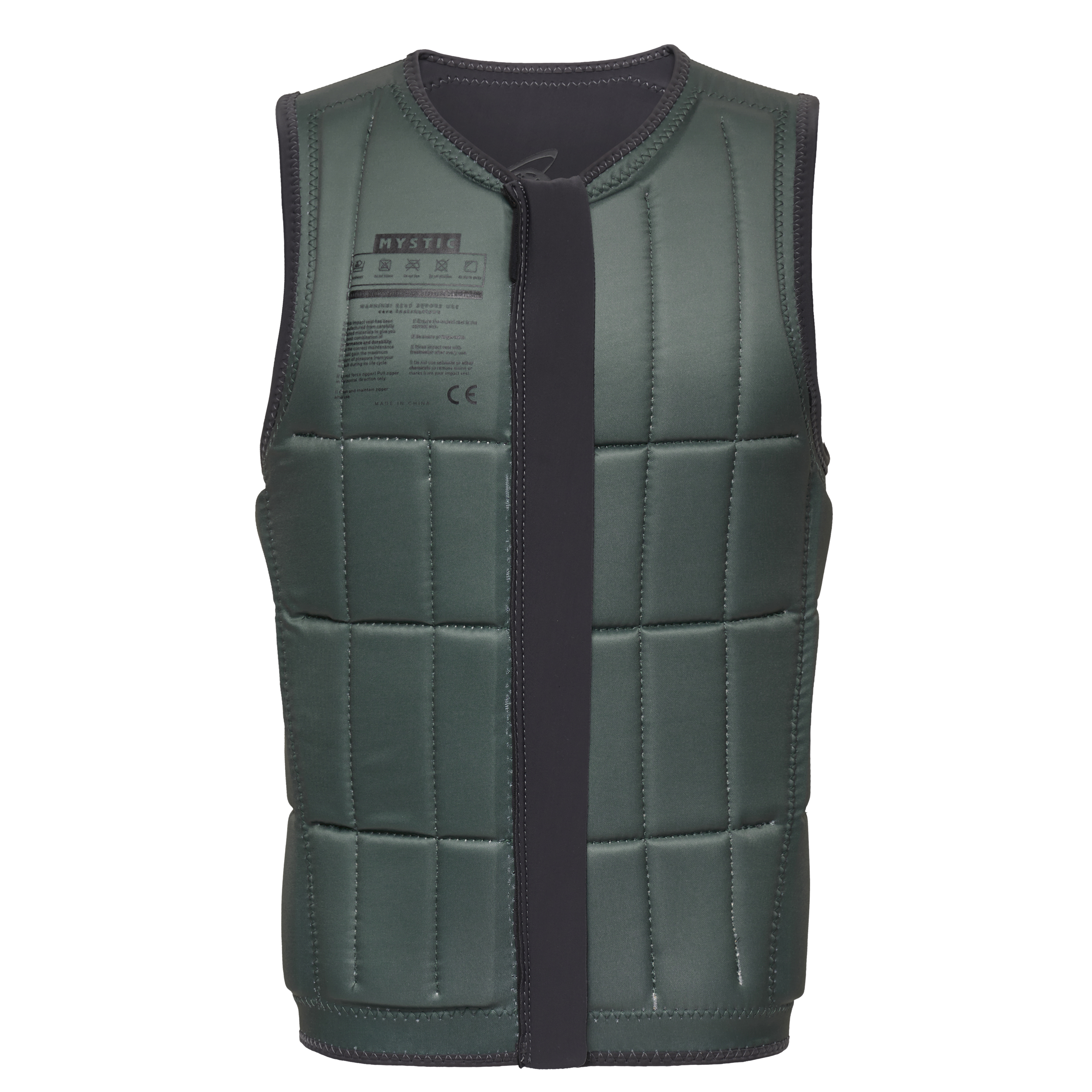 Mystic - Anarchy Impact Vest Fzip Wake - Phantom Grey