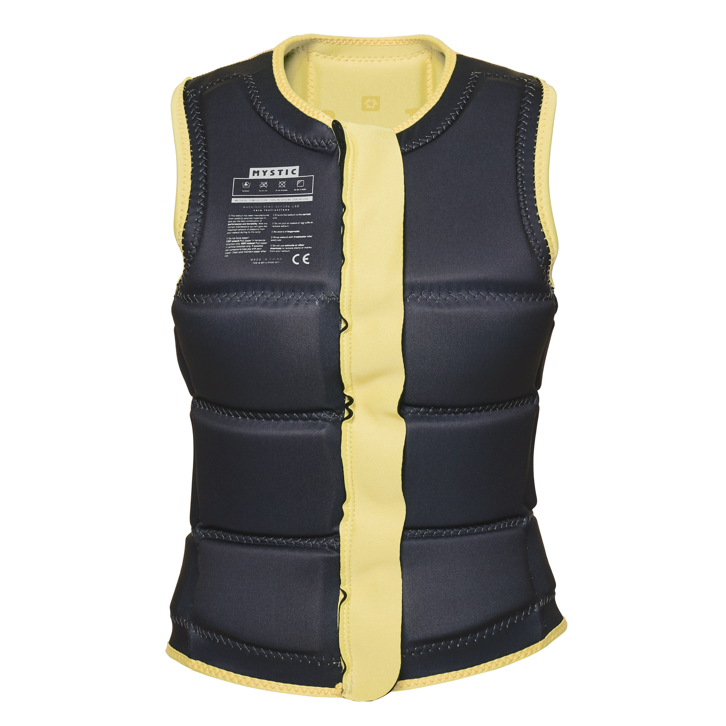 Mystic - Star Impact Vest Fzip Wake Women - Pastellgul