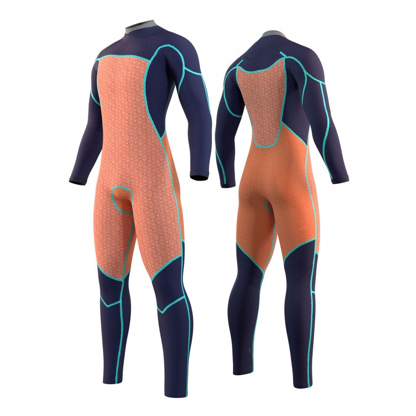 Mystic Majestic Fullsuit 5/4 Fzip 2022 Nattblå våtdräkt