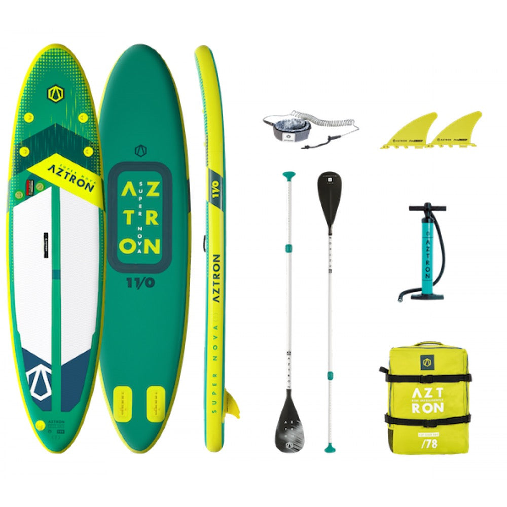 Aztron Super nova compact 11'0 double chambre 2021 sup gonflable tout usage (295 litres) 