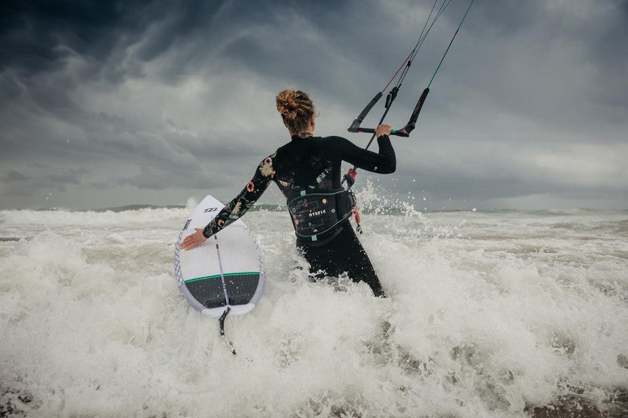 Mystic Jayde Fullsuit 3/2mm Double Fzip Damen Dunkelgrauer Neoprenanzug