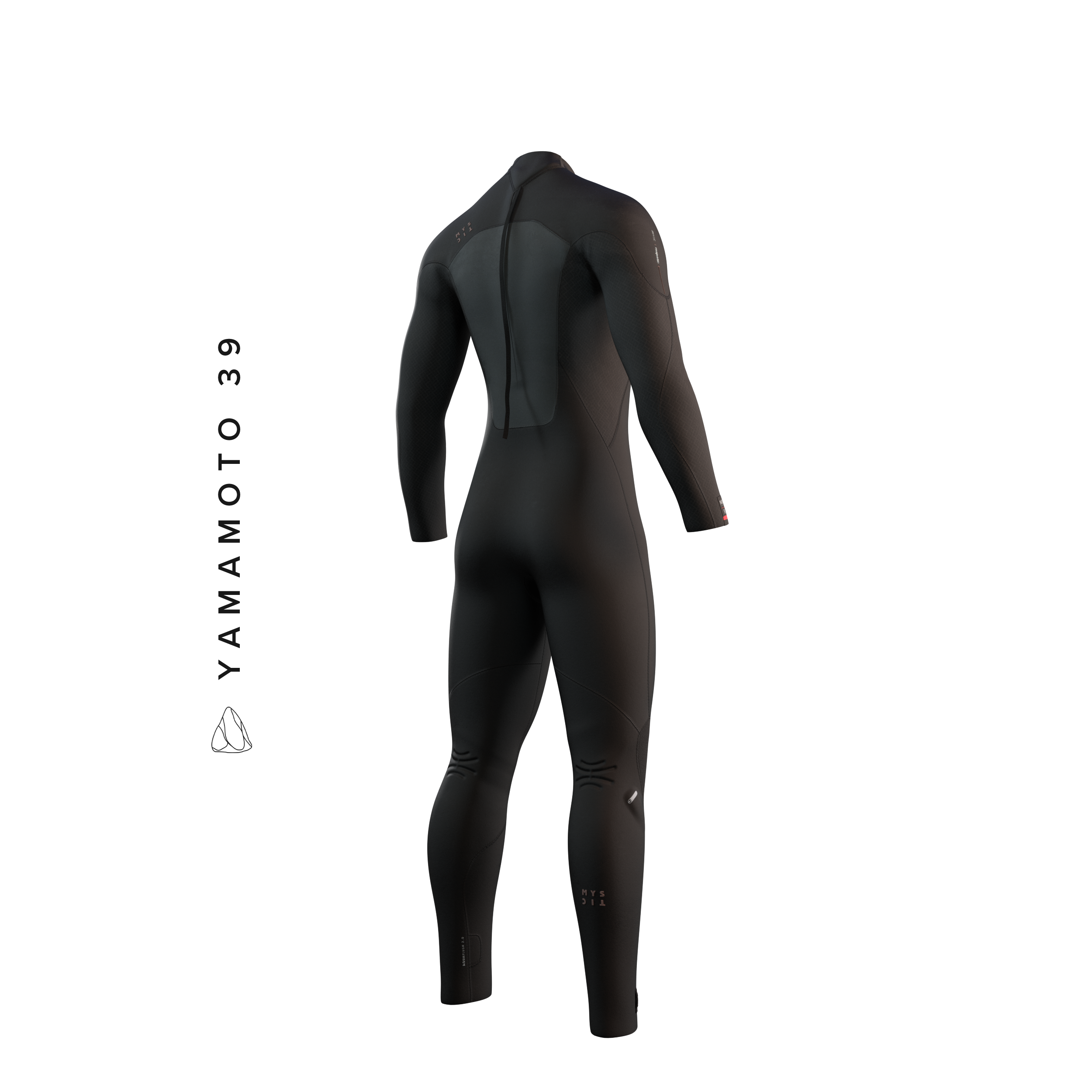 Mystic - Majestic Fullsuit 4/3mm Bzip - Black