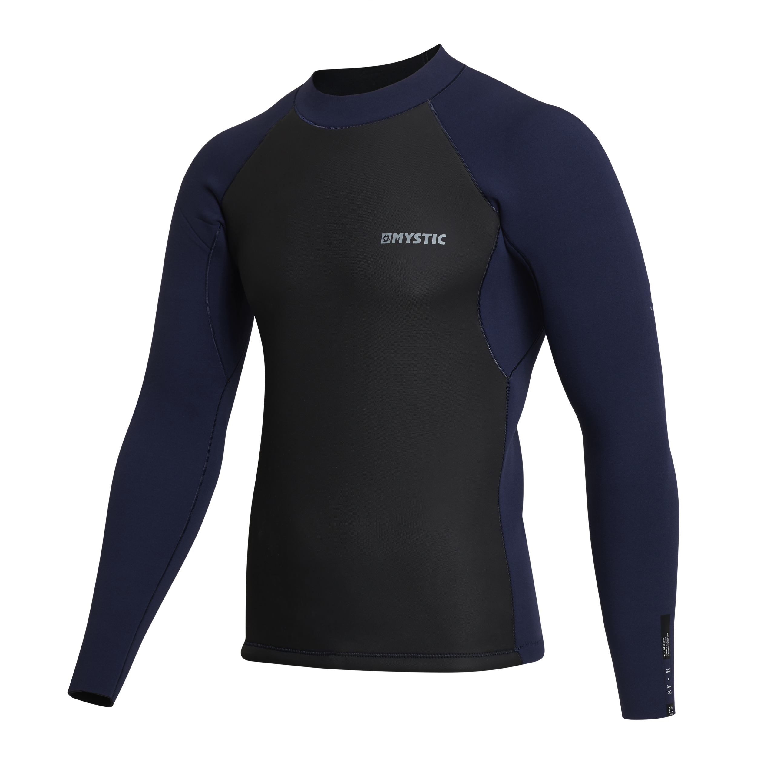Mystic - Star Surf Top L/S 2mm - Marinblå