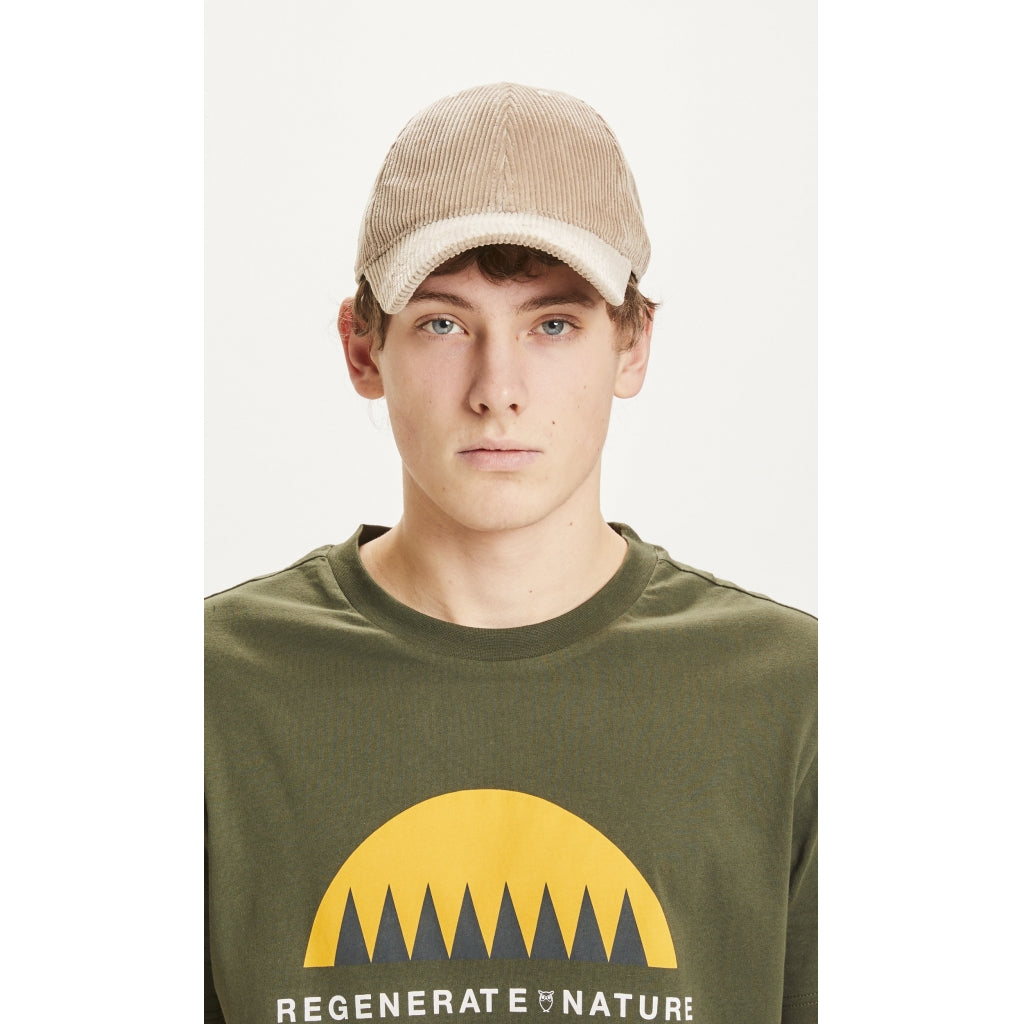 Knowledge Cotton Apparel 8 Wales Corduroy cap Tufted 