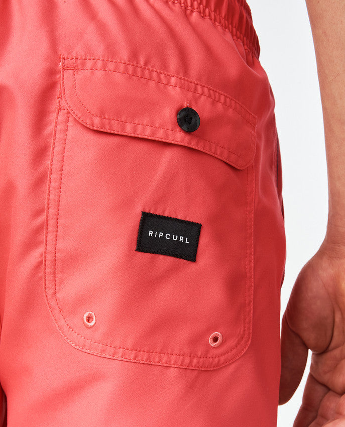 RIP Curl - Yo Mama Volley - Retro Red