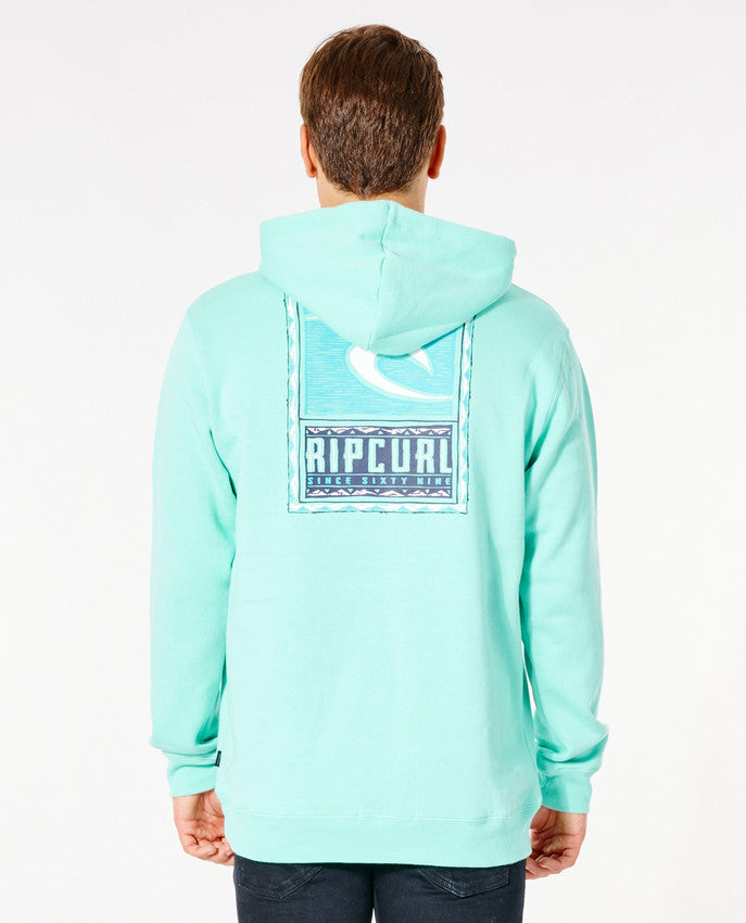 Rip Curl - cut out hood - washed aqua