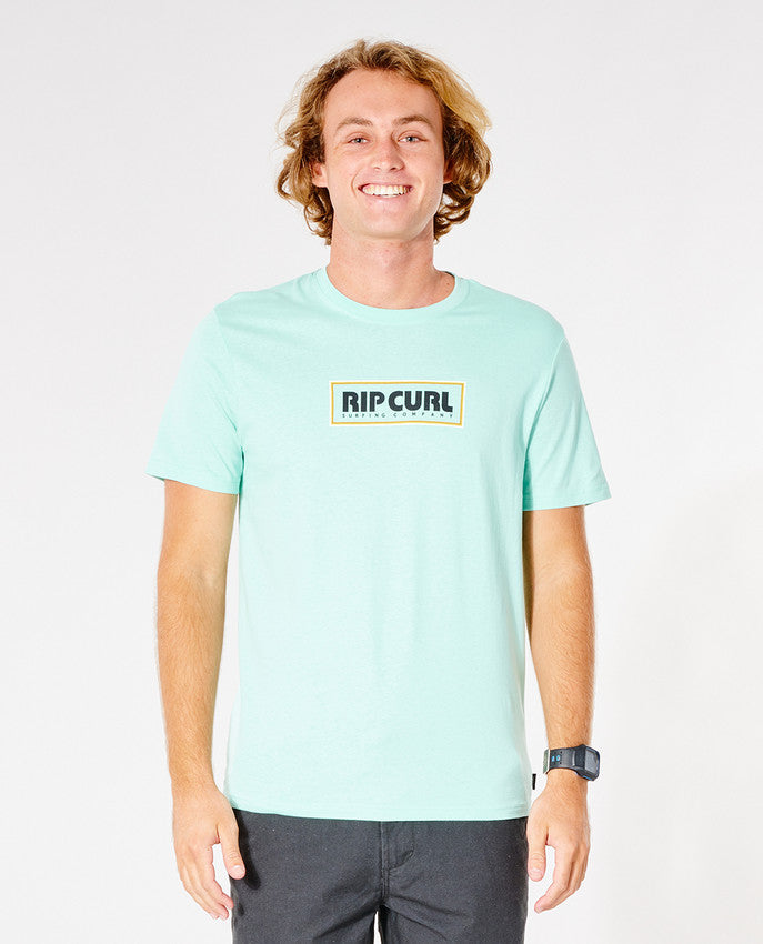 RIP Curl - Big Mumma Icon Tee - gewaschener Aqua
