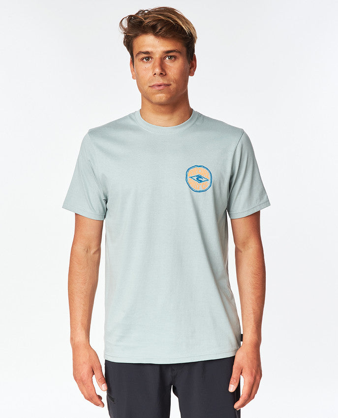 Rip Curl - women's tee - vintage blue