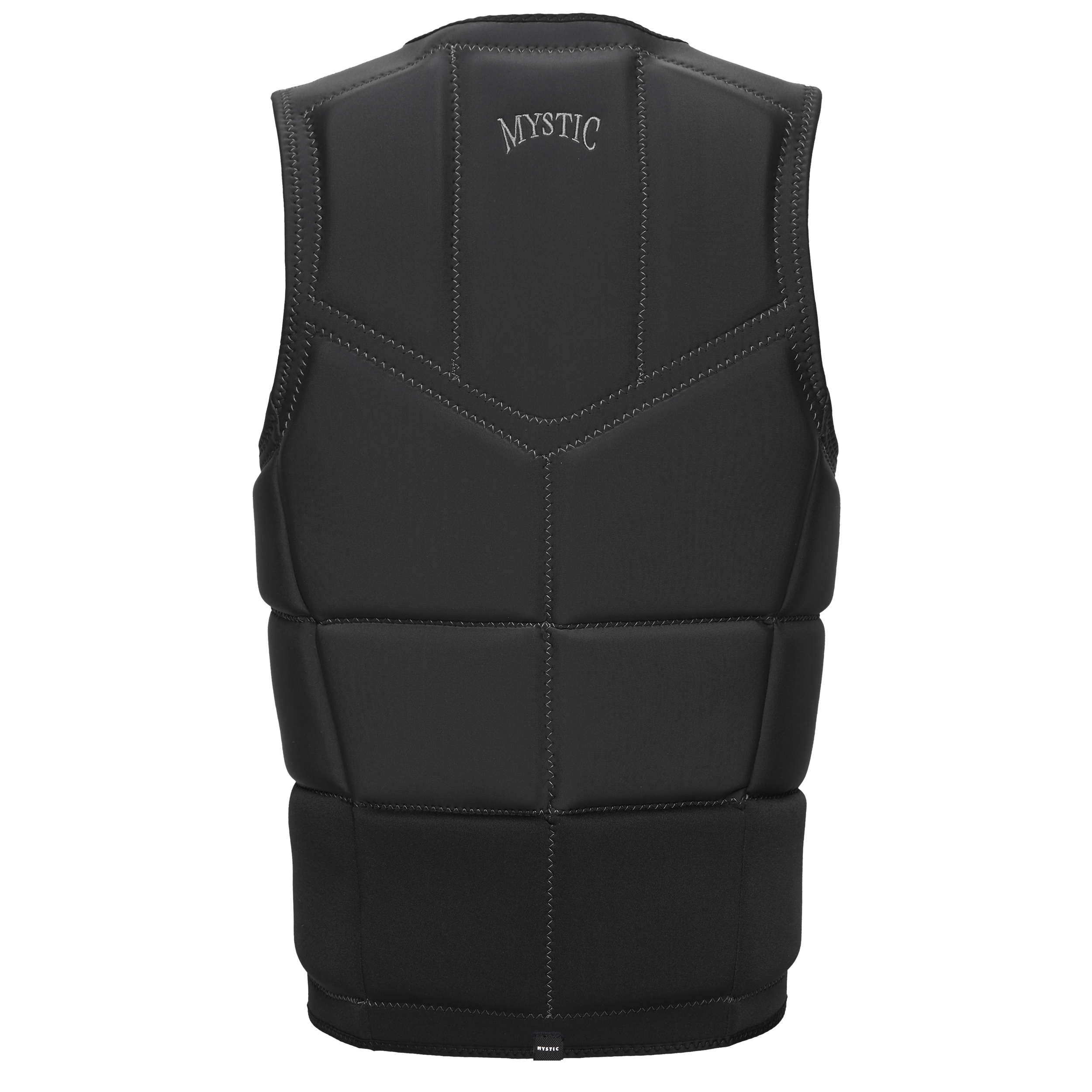 Mystic - Peacock Impact Vest Fzip Wake - Svart