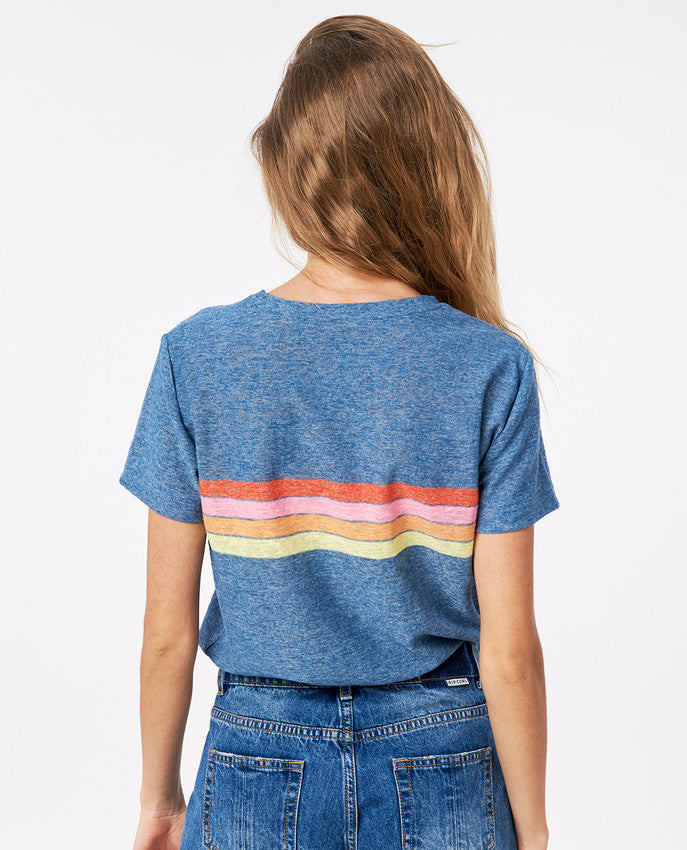 Rip Curl - wave shapers standard tee - dark teal